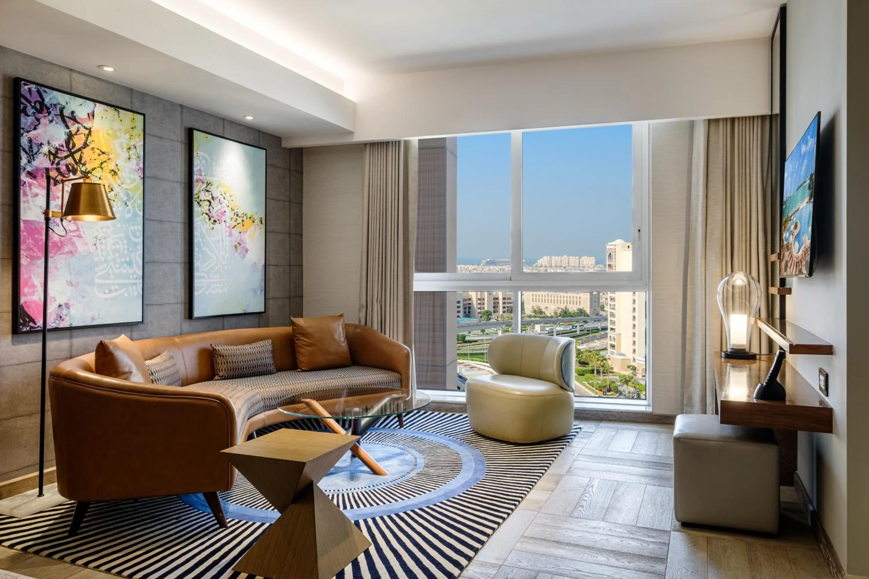 Living room in Andaz Family Suites by Hyatt- Palm Jumeirah