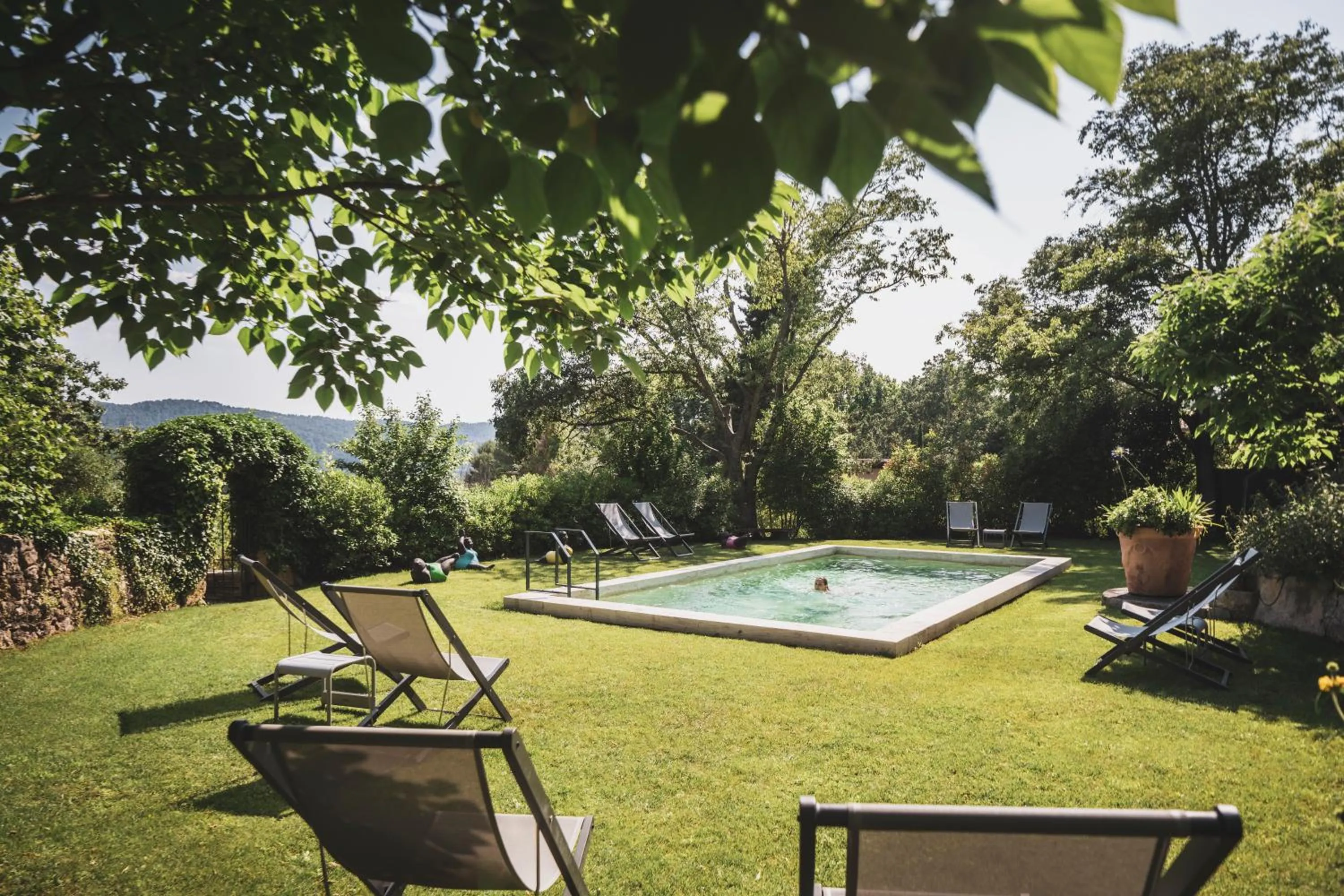 Swimming pool in Les Lodges Sainte-Victoire Hotel & Spa