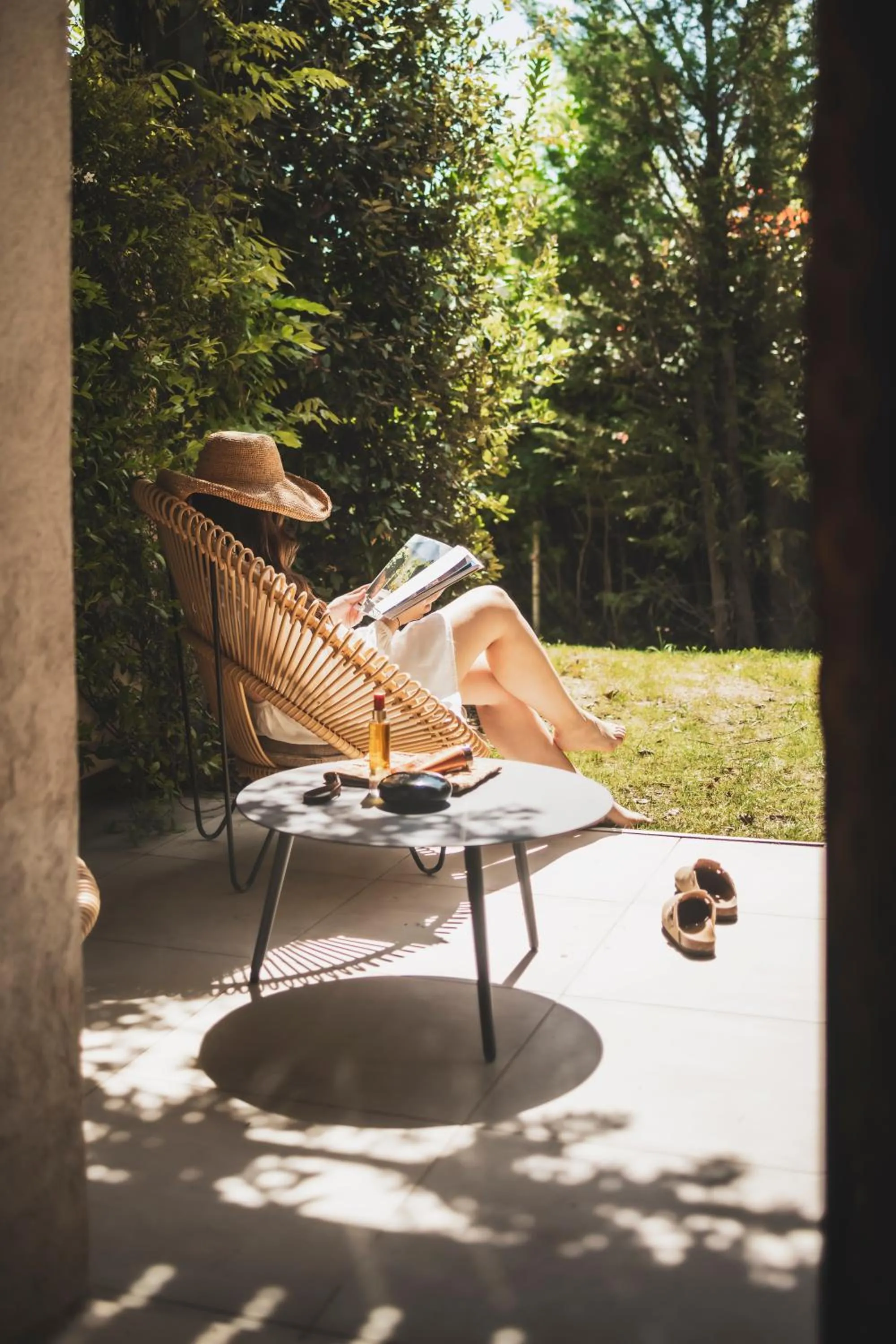 Garden in Les Lodges Sainte-Victoire Hotel & Spa