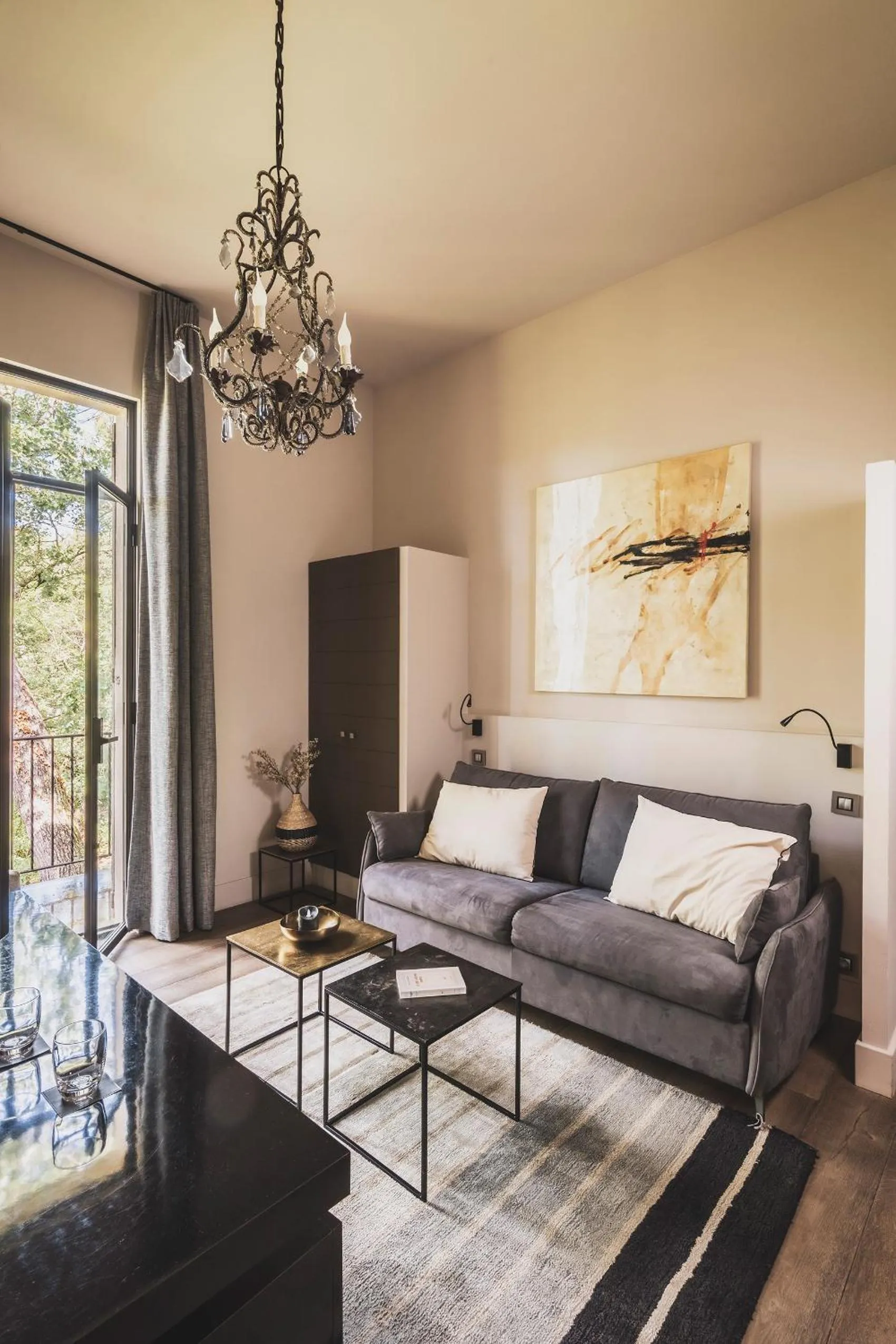 Living room in Les Lodges Sainte-Victoire Hotel & Spa