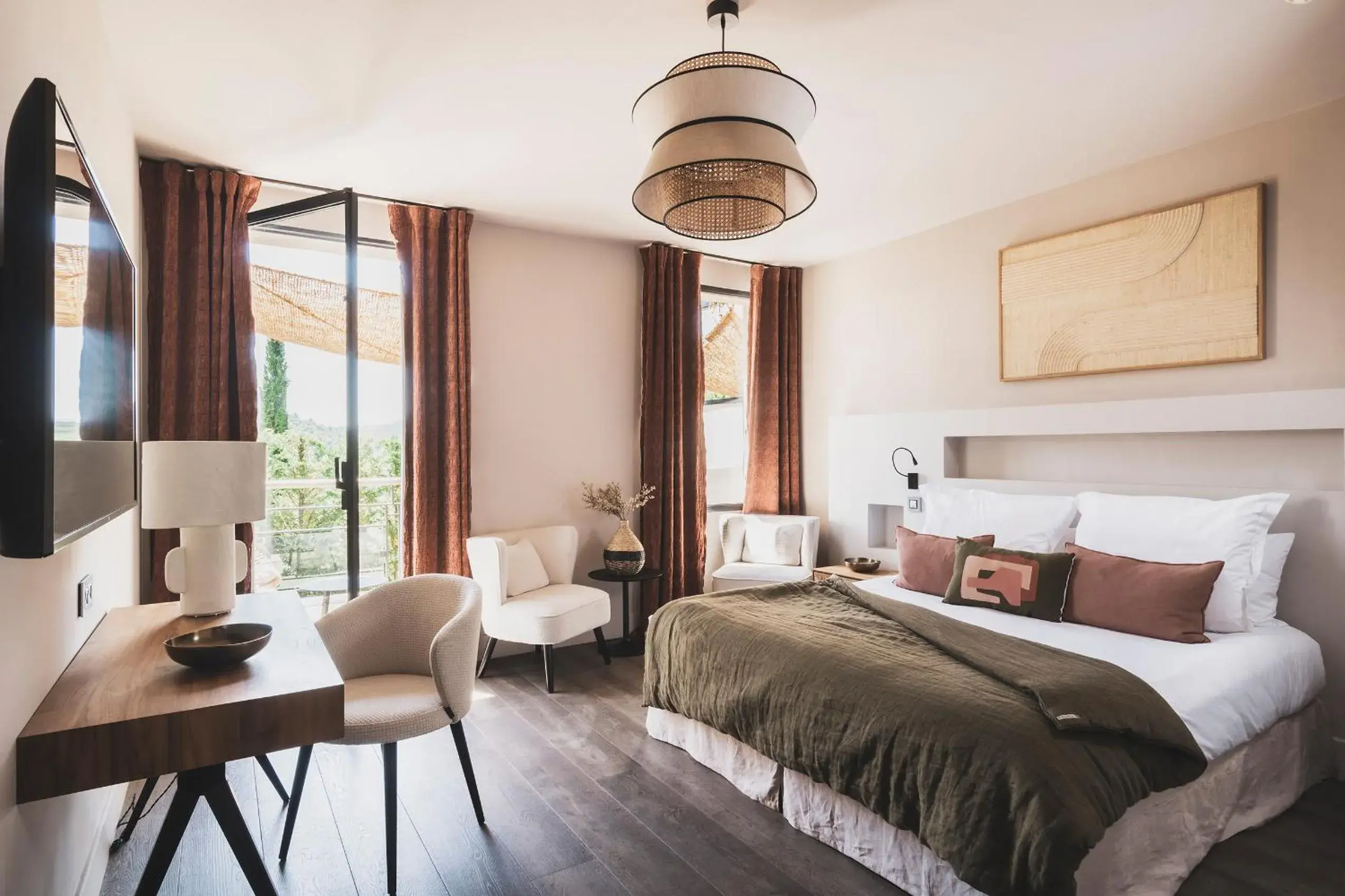 Deluxe Double Room - single occupancy in Les Lodges Sainte-Victoire Hotel & Spa Deluxe Double Room - single occupancy in Les Lodges Sainte-Victoire Hotel & Spa
