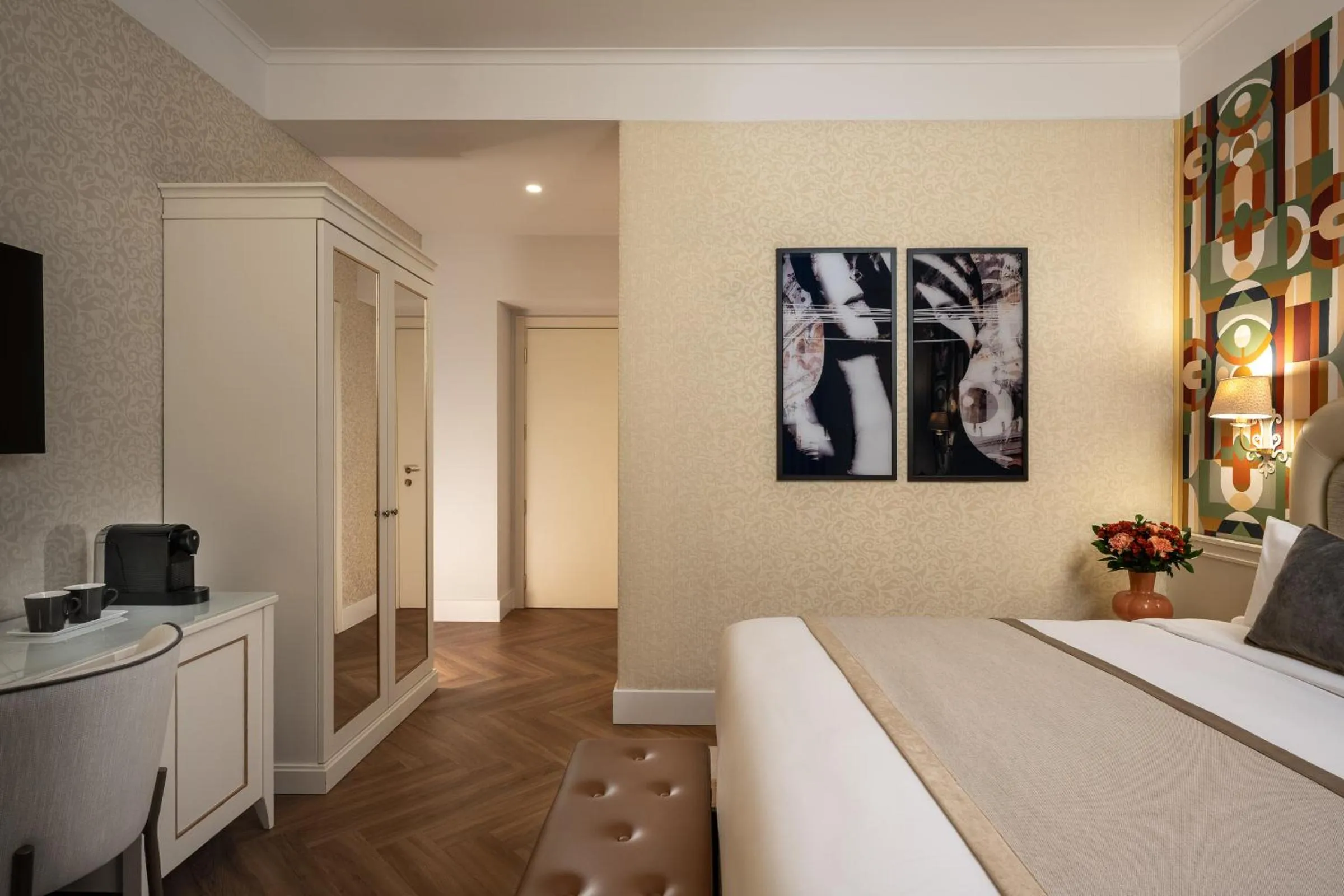 Photo of the whole room, Bed in Leonardo Boutique Hotel Rome Monti