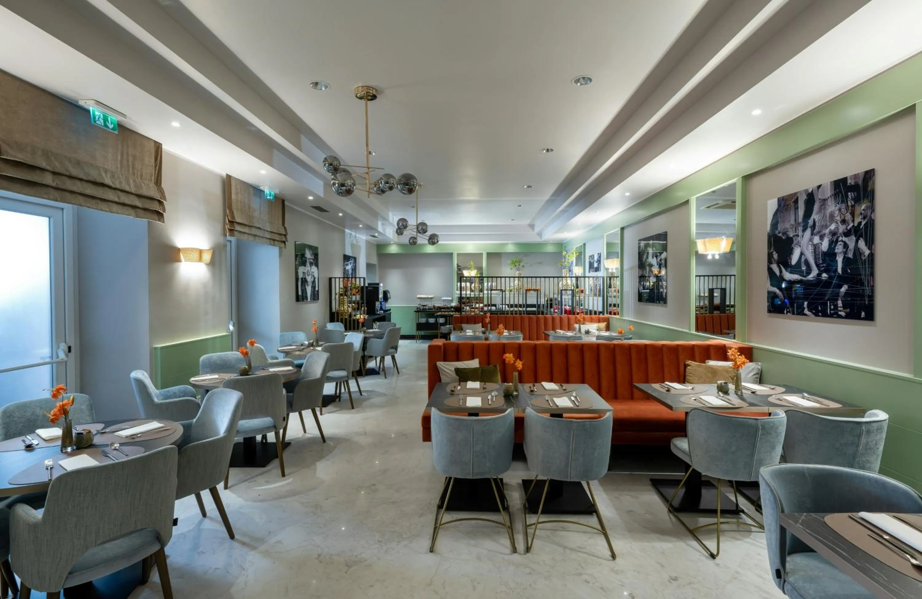 Breakfast in Leonardo Boutique Hotel Rome Monti