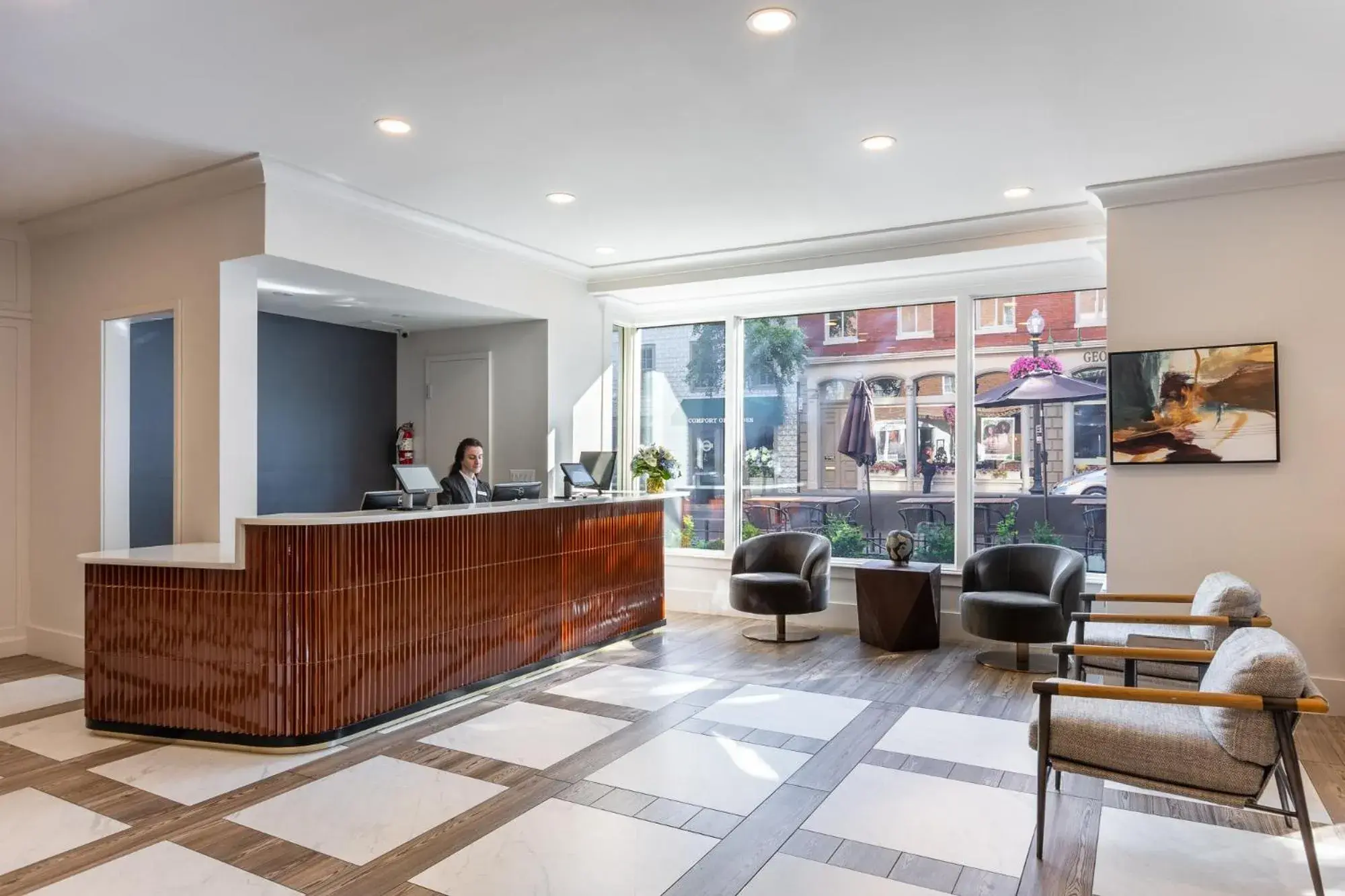 Lobby or reception in The Georgetown Inn Lobby or reception in The Georgetown Inn