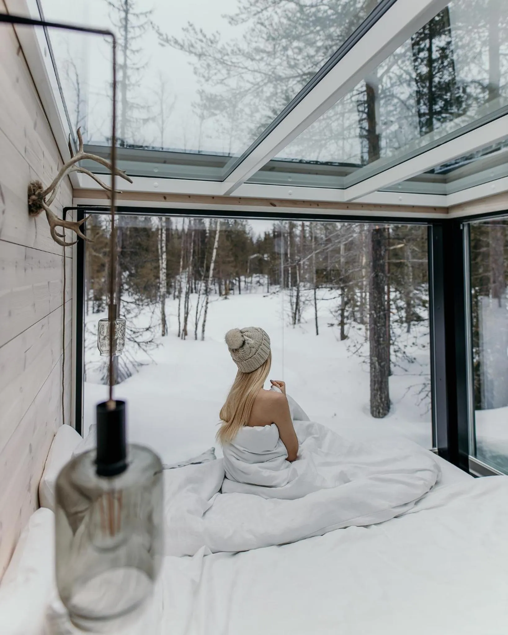 Bed in Kuuru Tunturilaakso by Kide Hotel