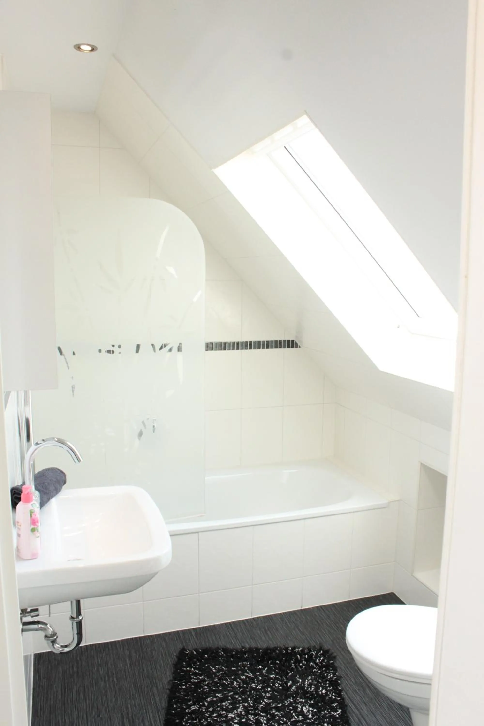 Shower in Ferienwohnung Fulda