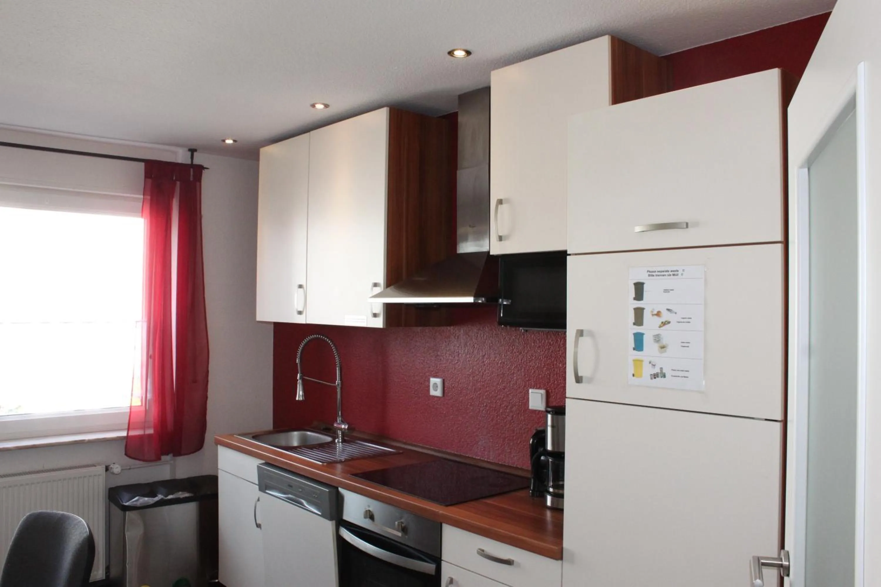 Kitchen or kitchenette in Ferienwohnung Fulda