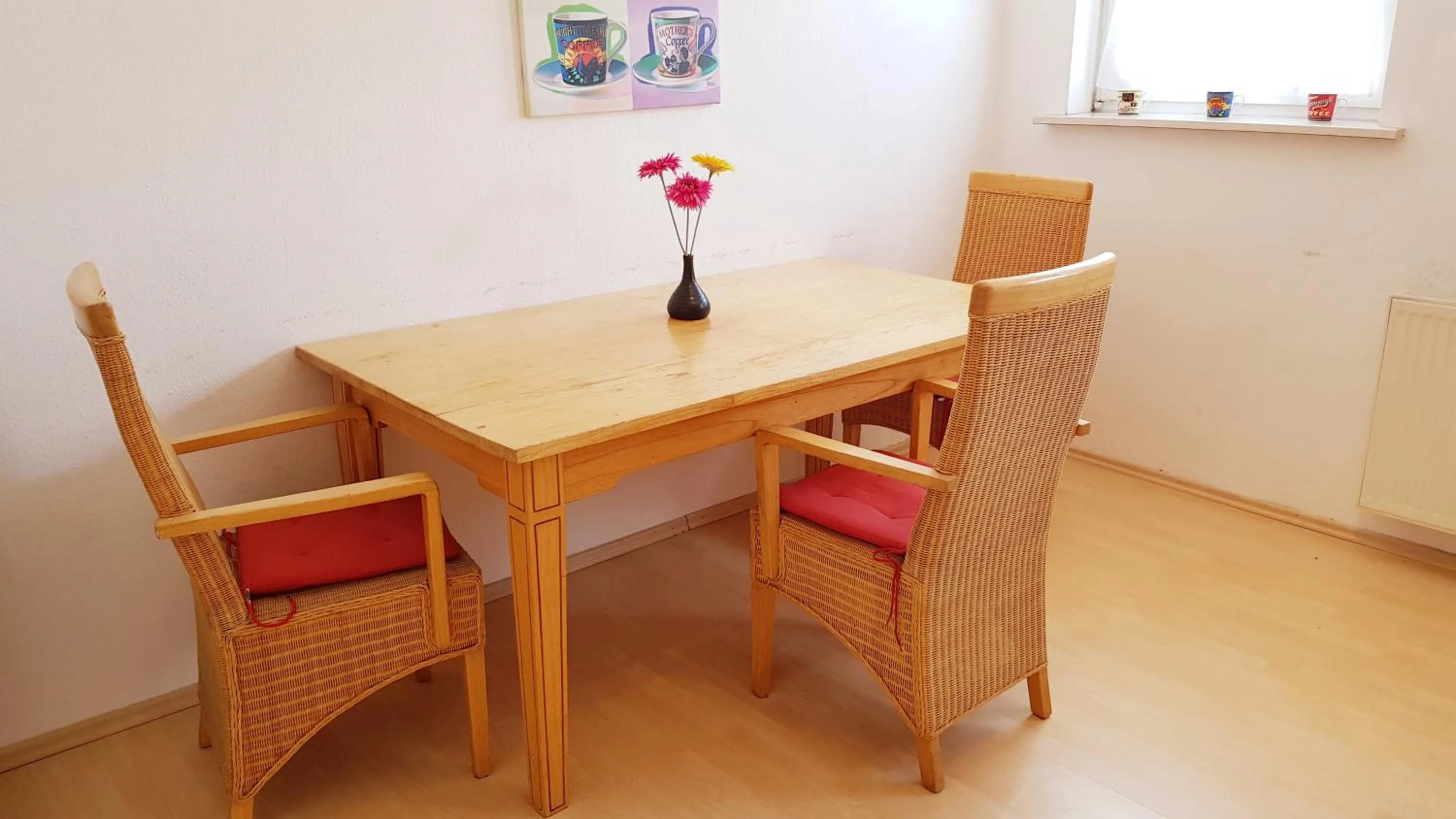 Communal kitchen in Ferienwohnung Fulda