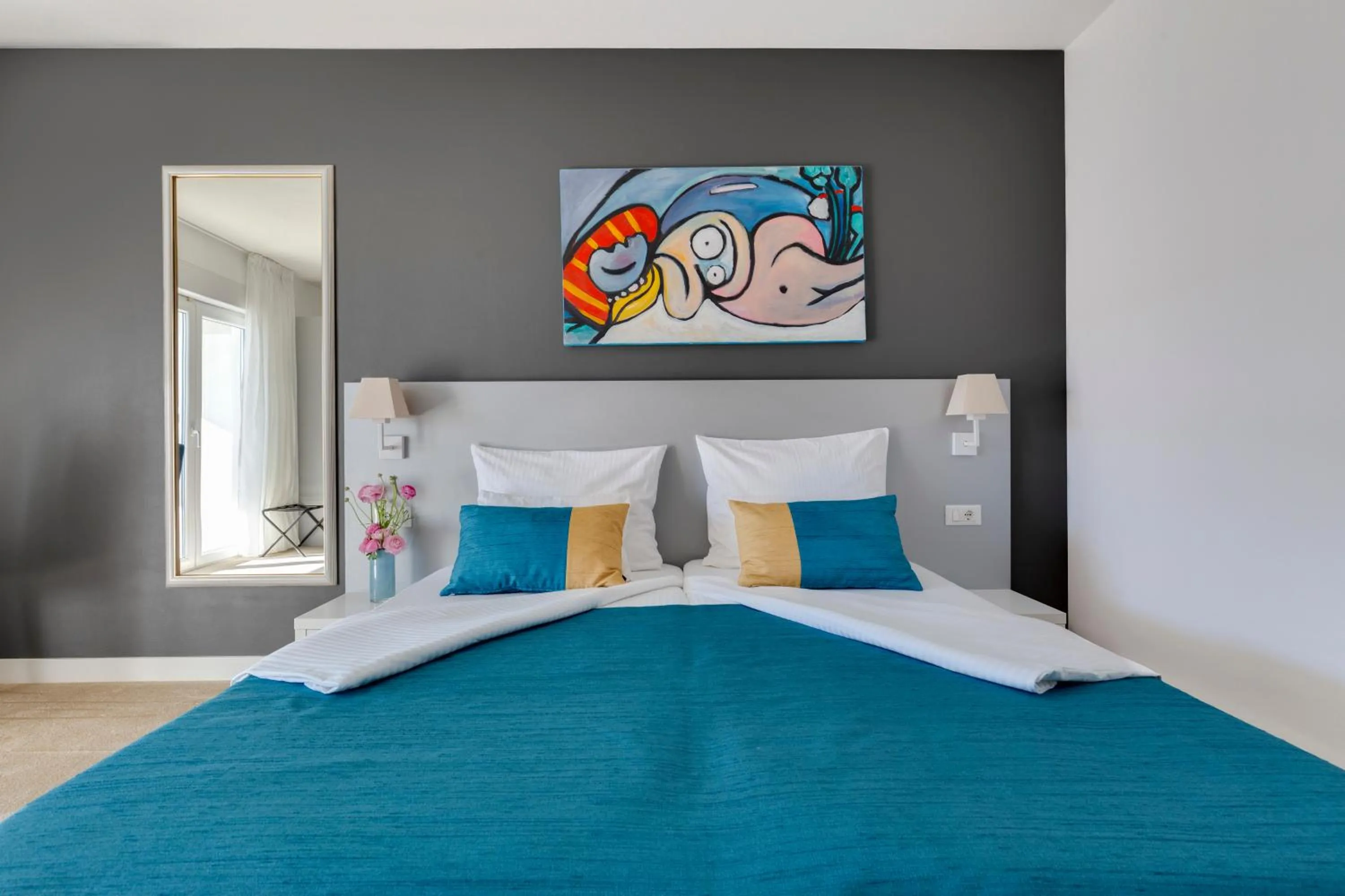 Bed in Villa Liburnum