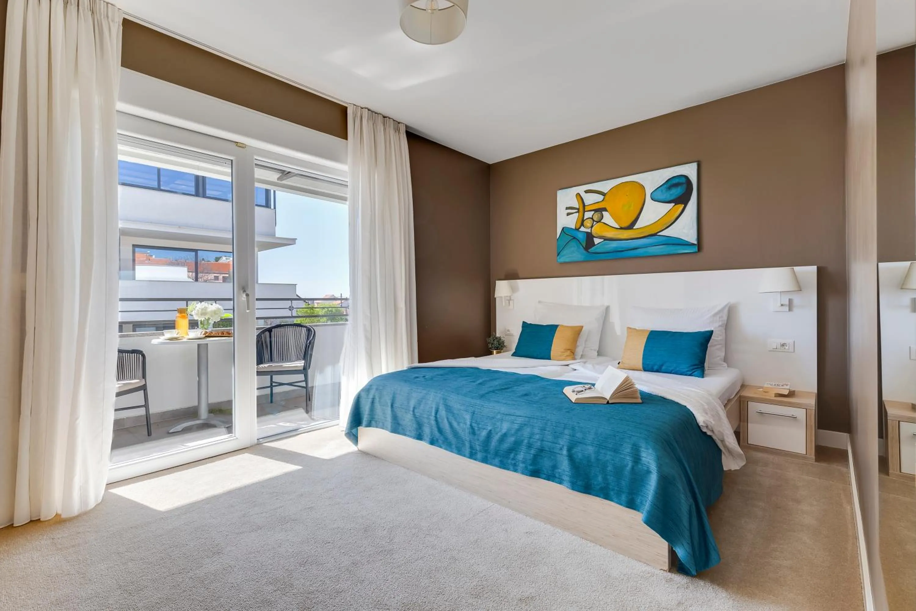 Bed in Villa Liburnum