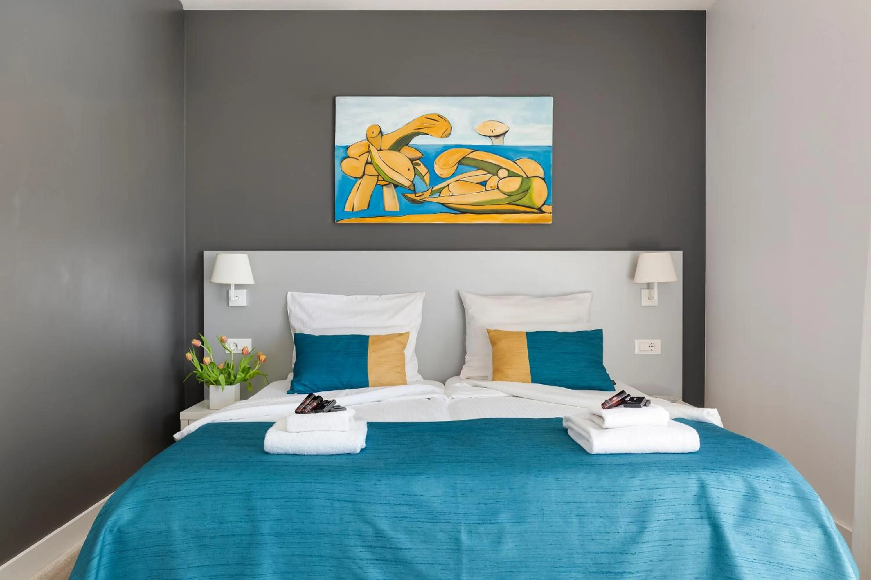 Bed in Villa Liburnum