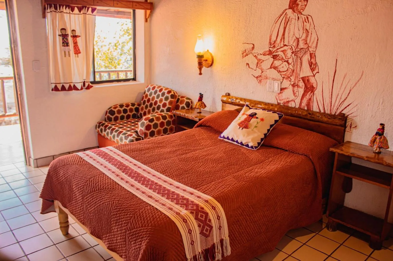 Bed in Hotel Divisadero Barrancas