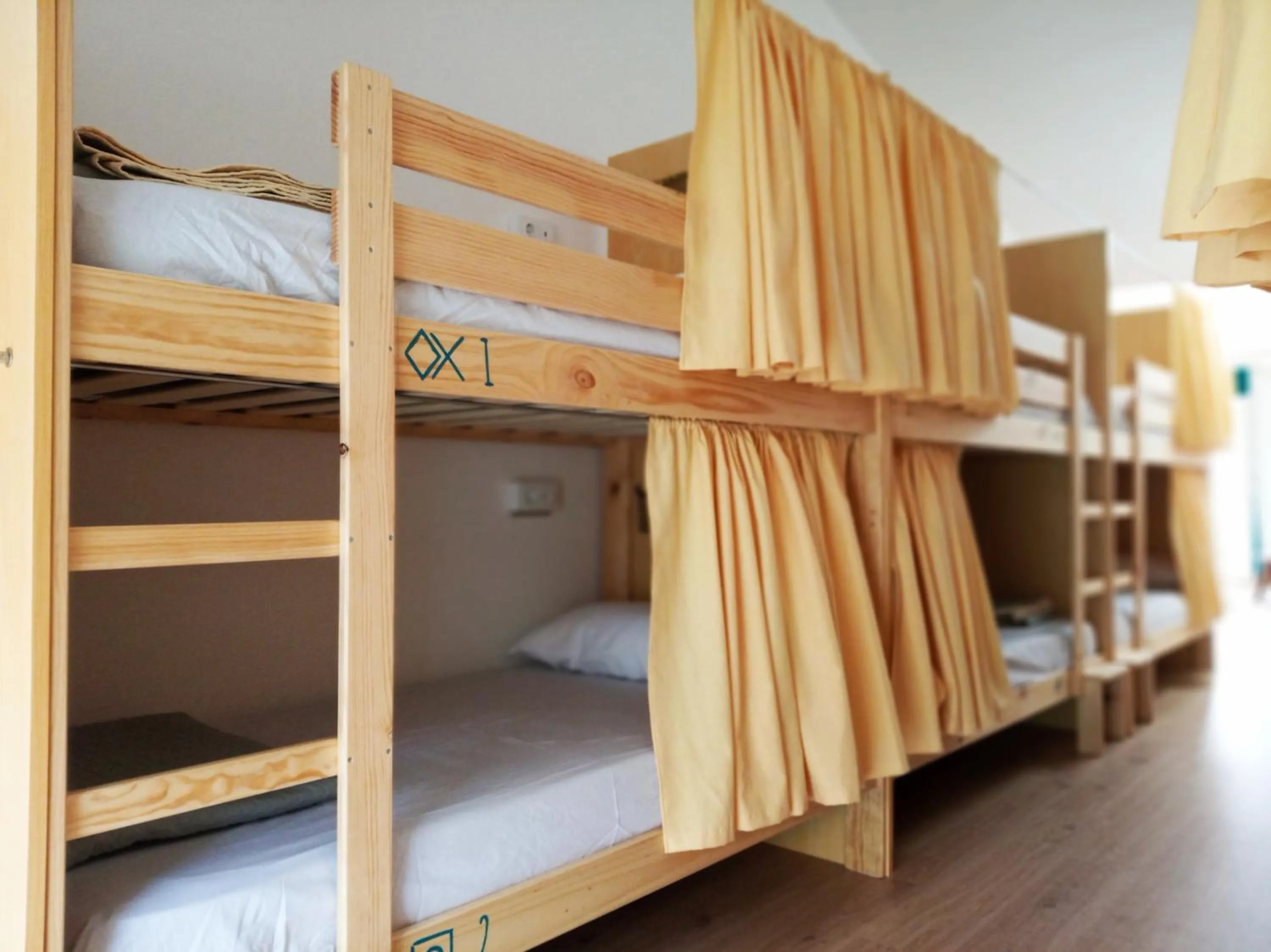 Bed in Albergue O Peirao