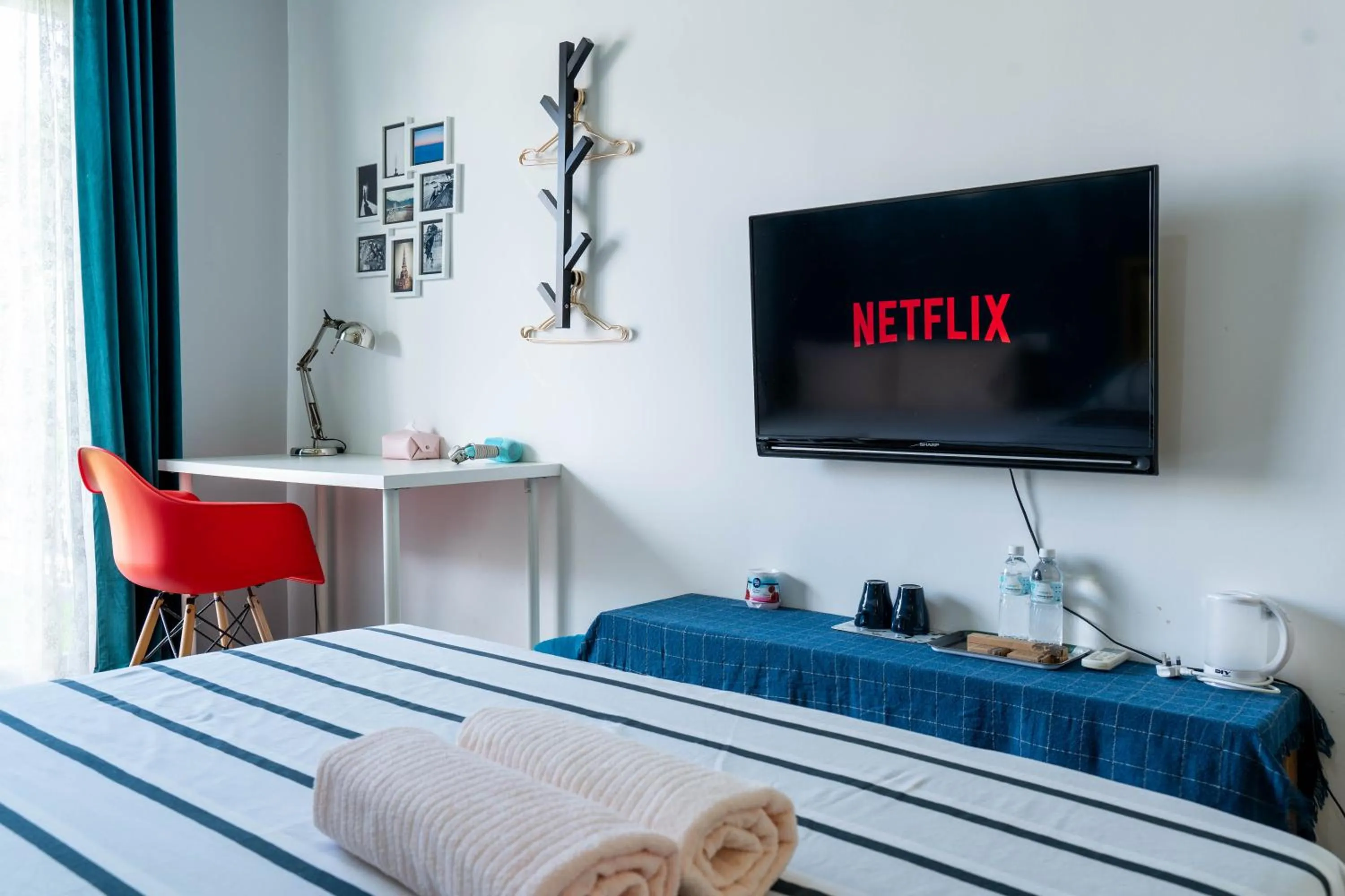 Bed in Smell rose beach garden花语海沙滩花园