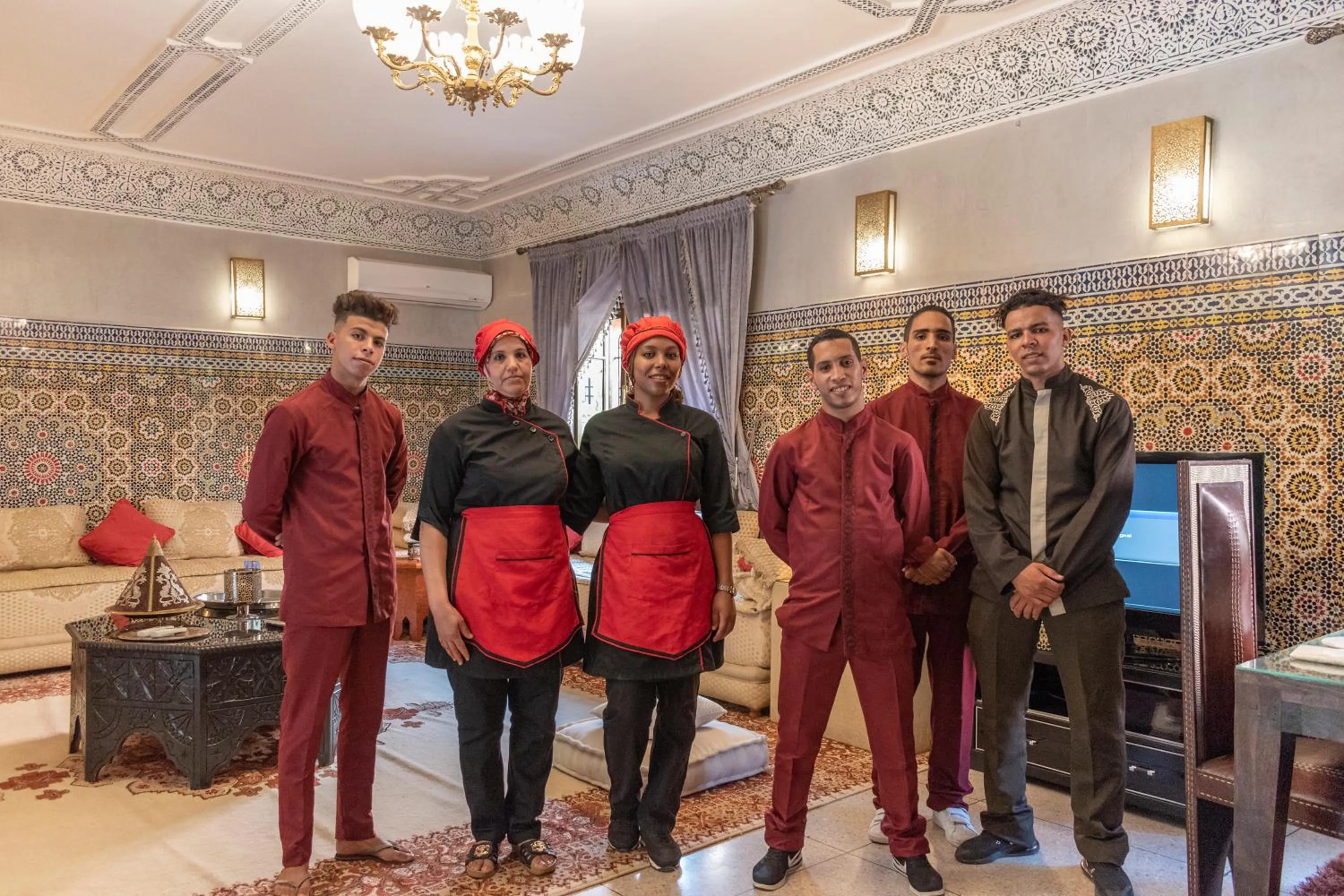 Staff in Villa Soraya Hammam & Jacuzzi