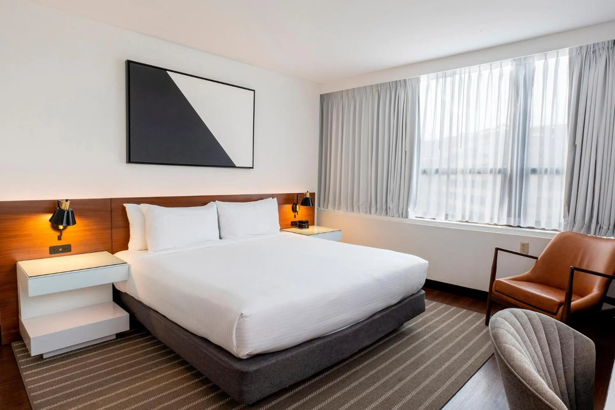 Bedroom, Bed in Eurostars St Gregory Dupont Circle Georgetown