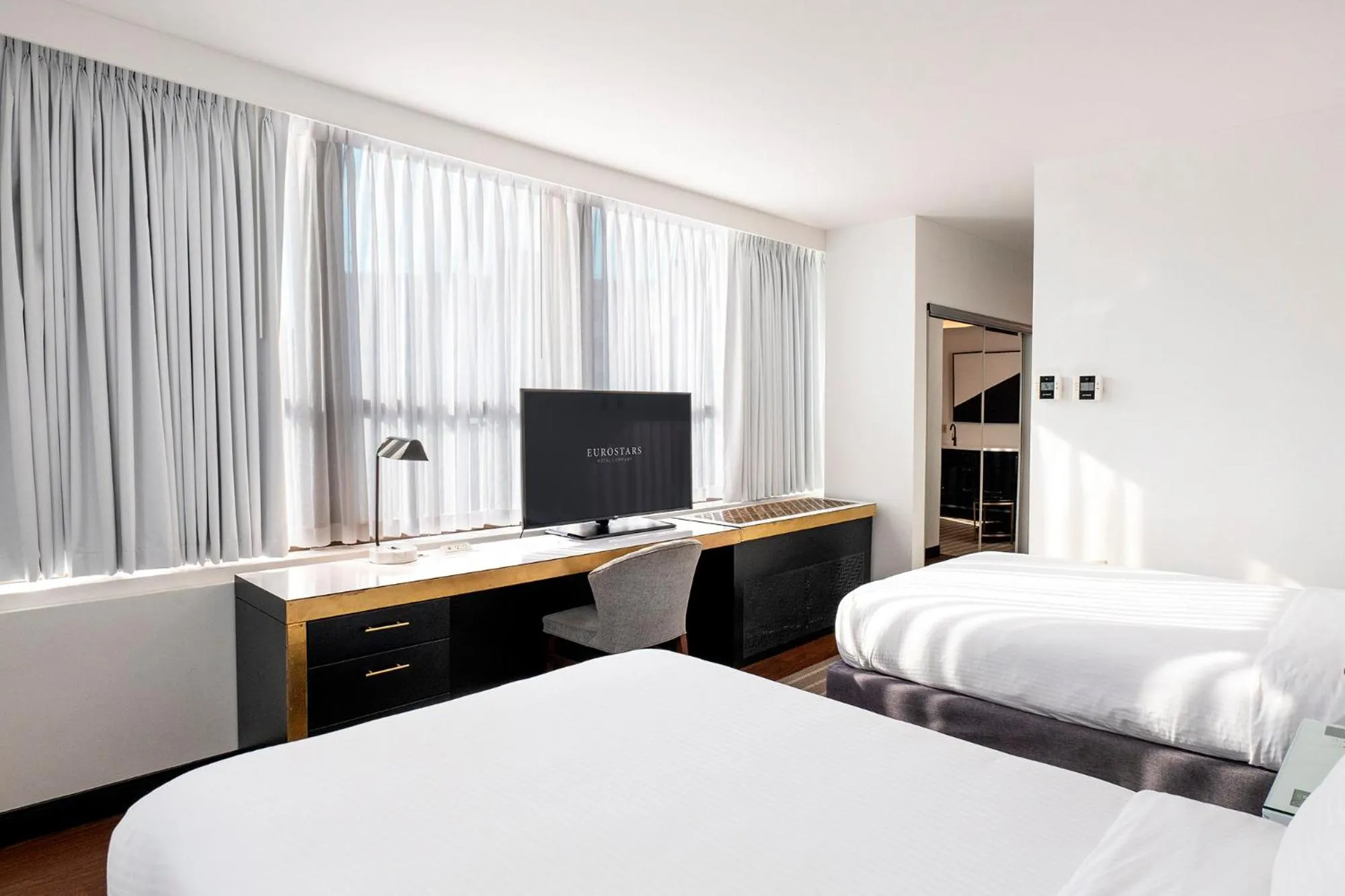 Bedroom, Bed in Eurostars St Gregory Dupont Circle Georgetown