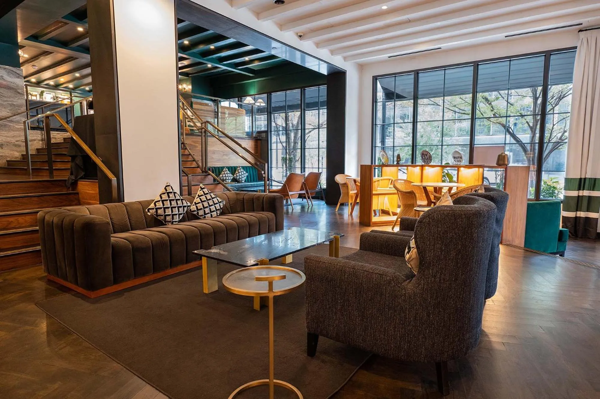 Seating area in Eurostars St Gregory Dupont Circle Georgetown