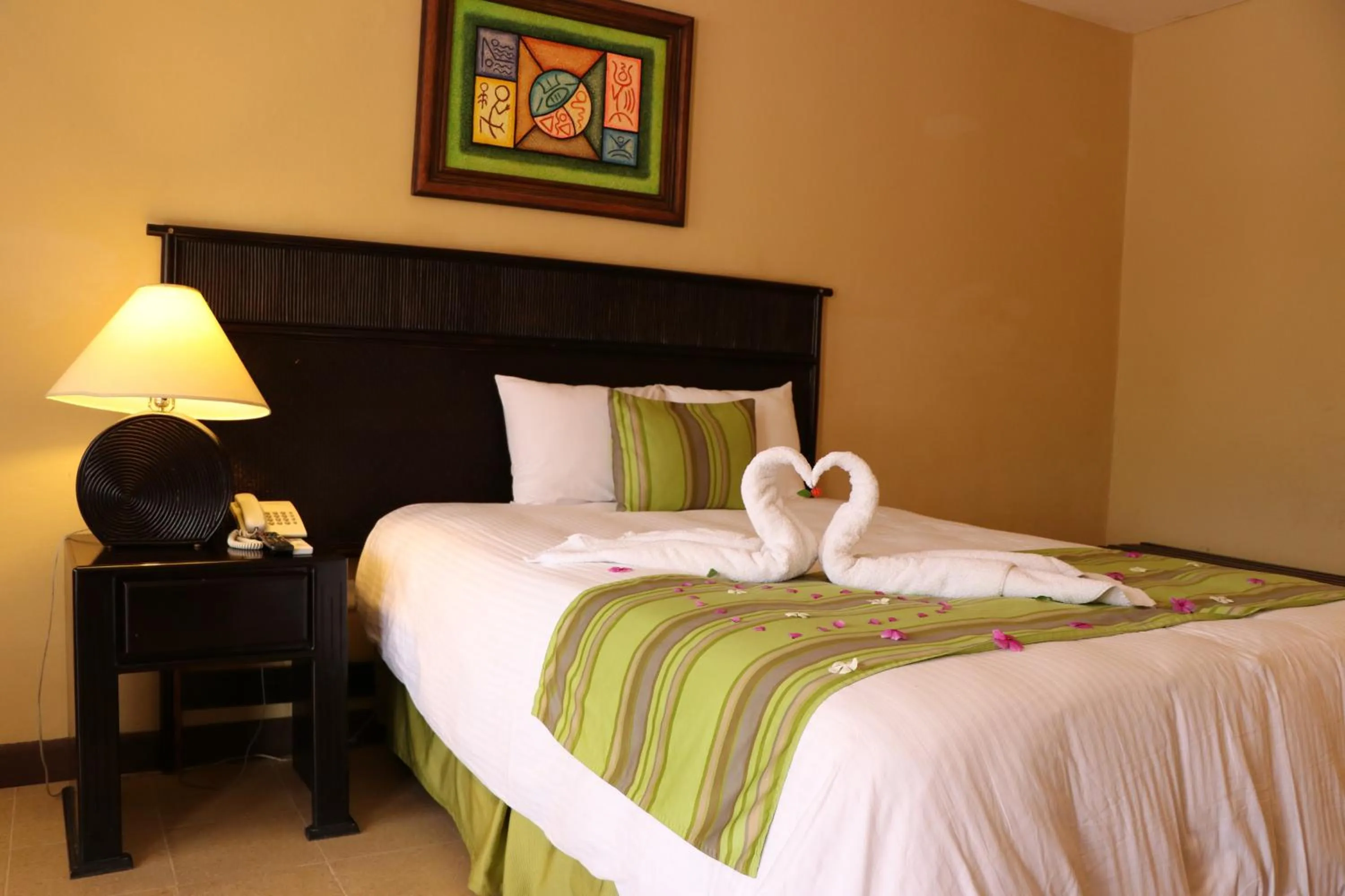 Bed in Coco Beach Hotel