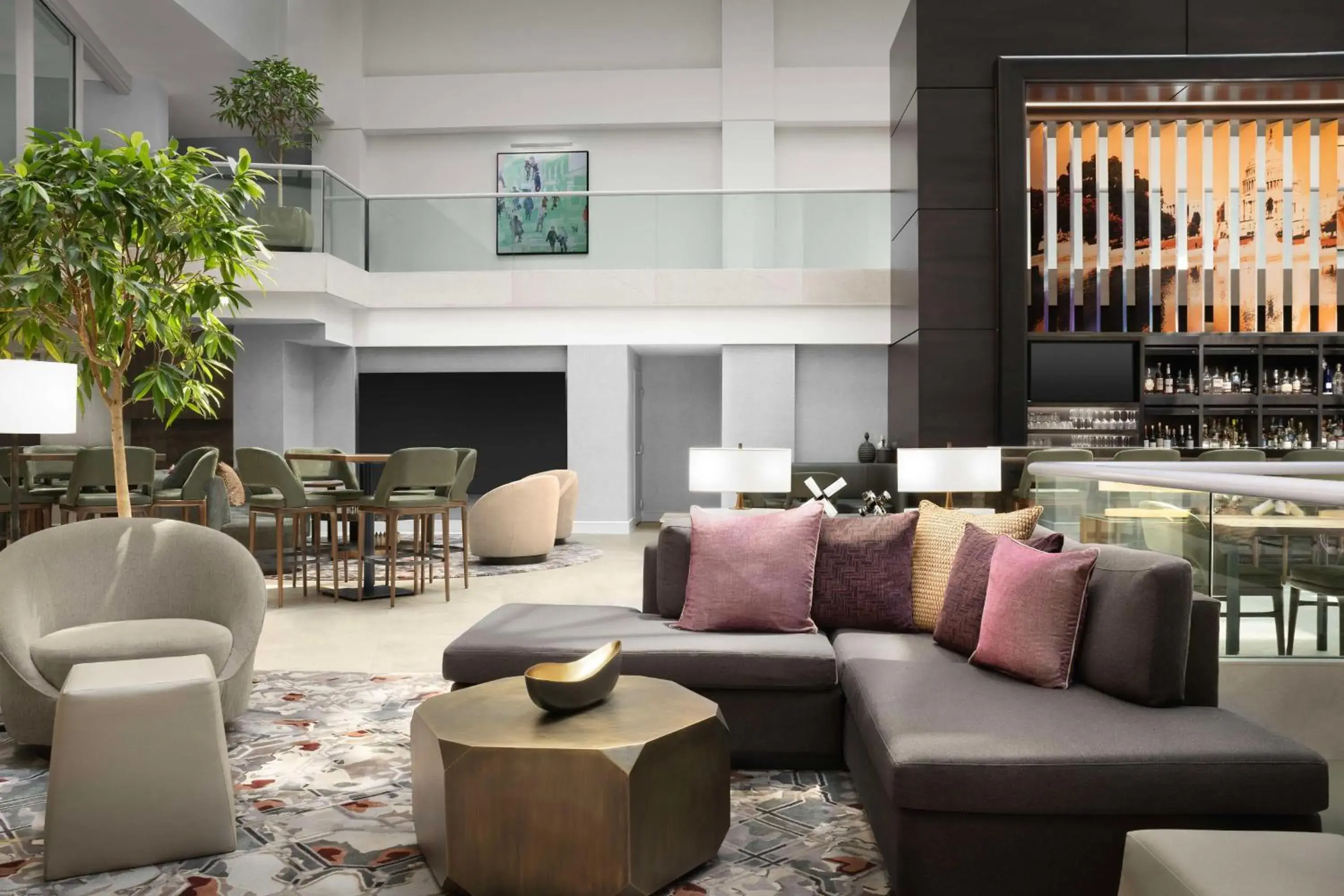 Lobby or reception in Hilton Washington DC Capitol Hill Lobby or reception in Hilton Washington DC Capitol Hill