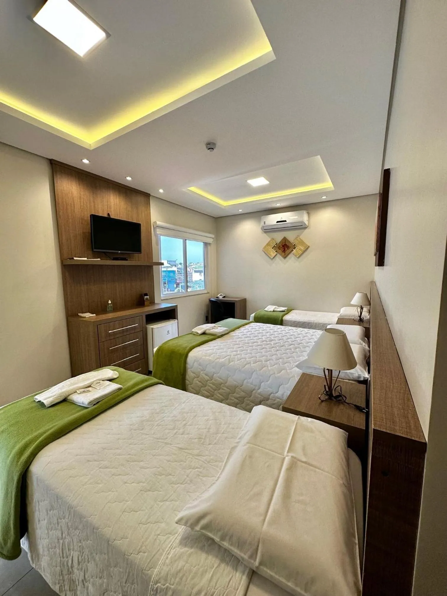 Bed in Hotel Imperatriz