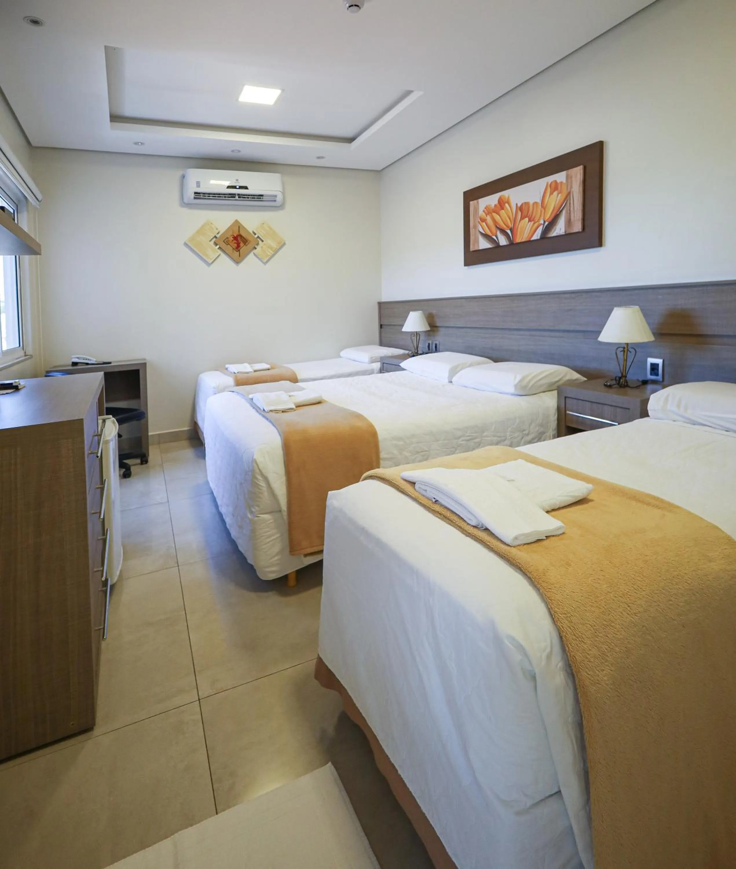 Bed in Hotel Imperatriz