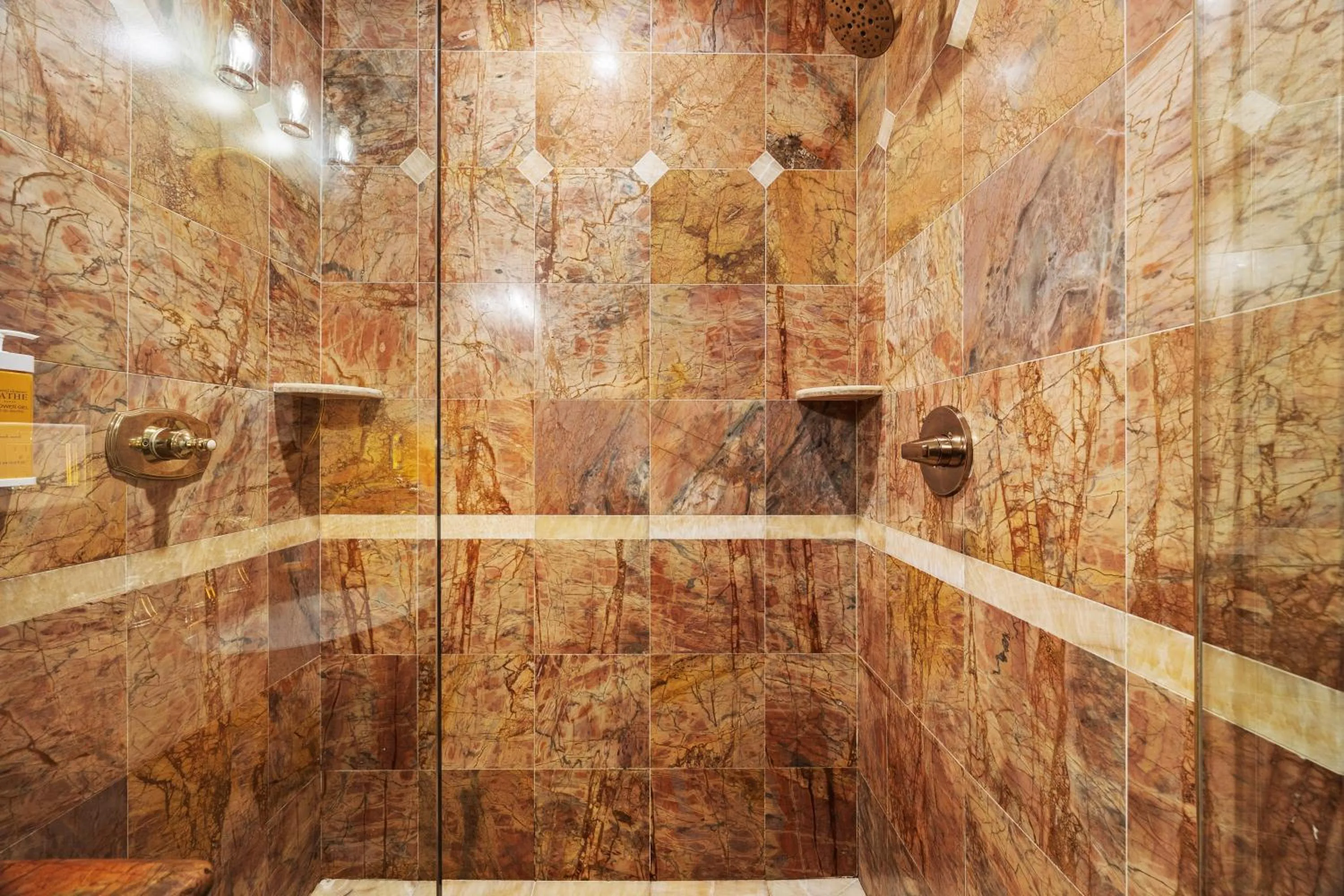 Shower in Nob Hill Hotel