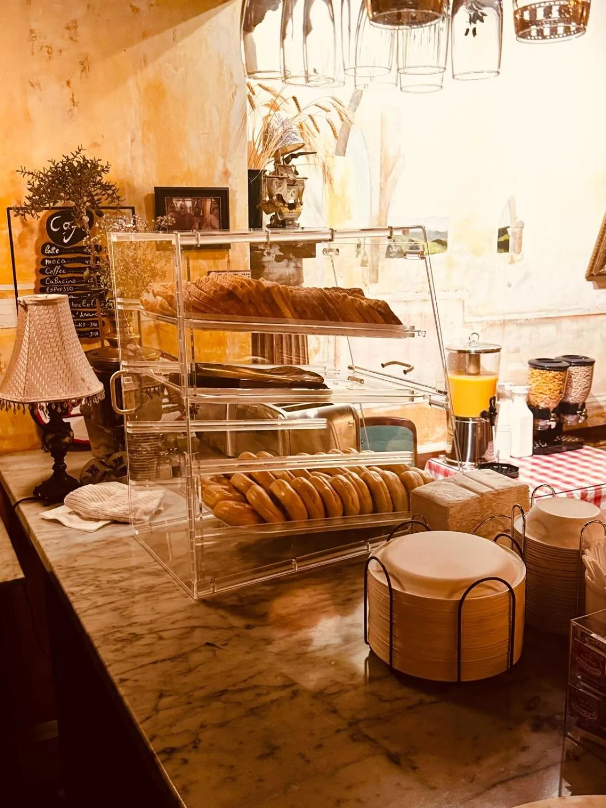 Continental breakfast in Nob Hill Hotel