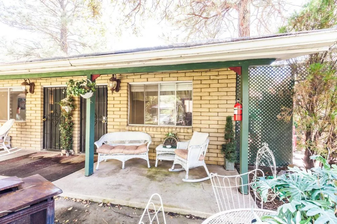 Patio in Apple Creek Cottages