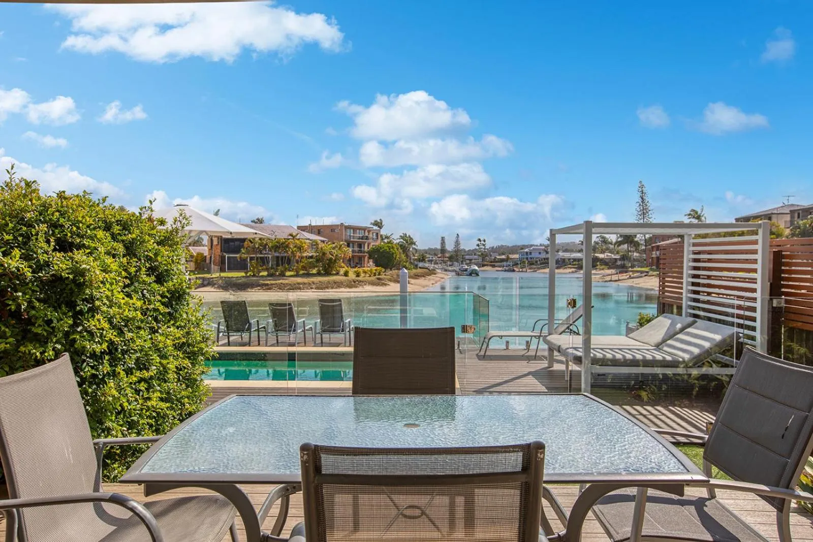 Patio in Saltwater Villas - Pet Friendly Accommodation