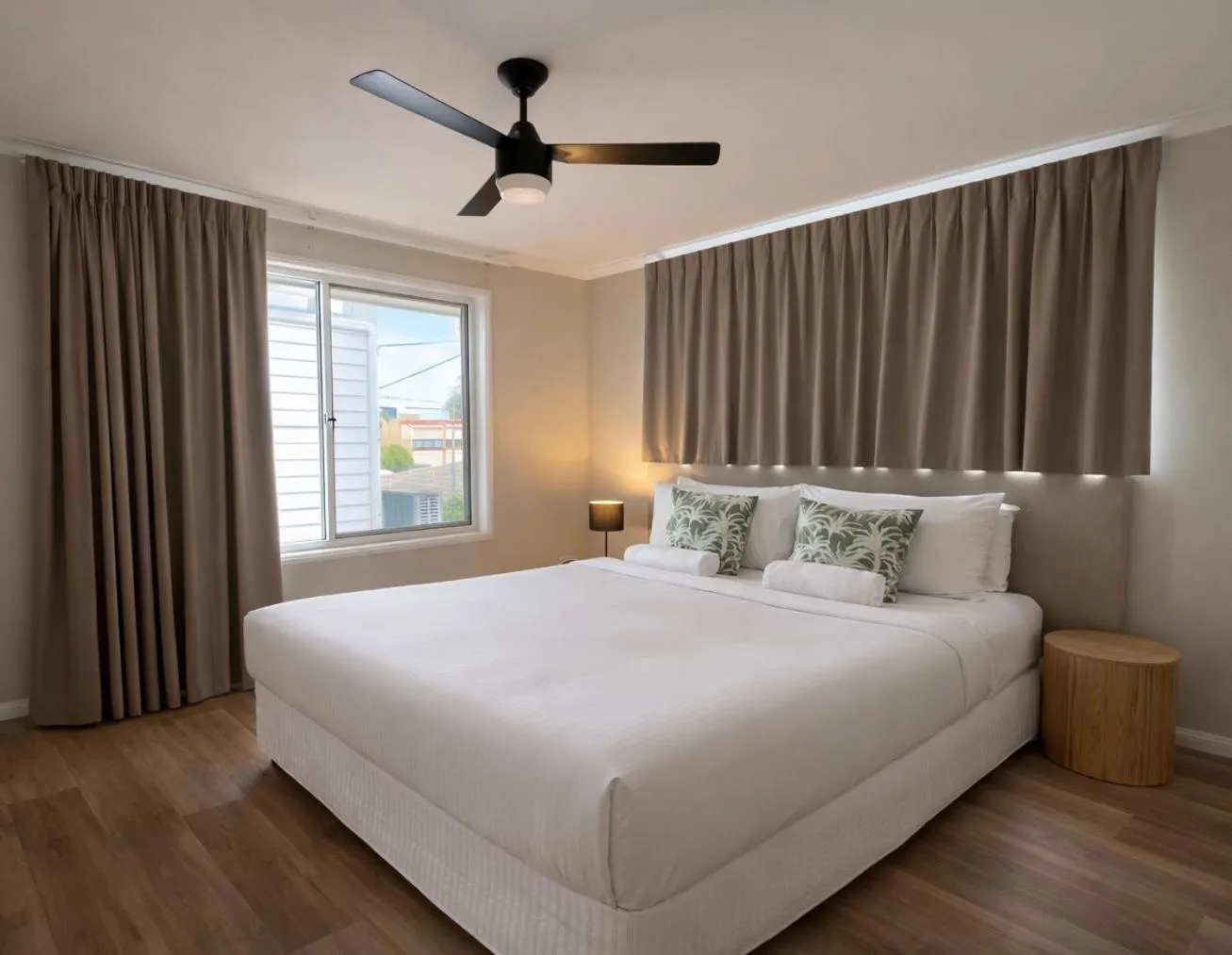 Bed in Saltwater Villas - Pet Friendly Accommodation