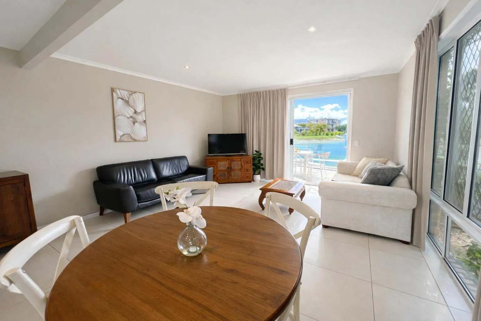 Living room in Saltwater Villas - Pet Friendly Accommodation