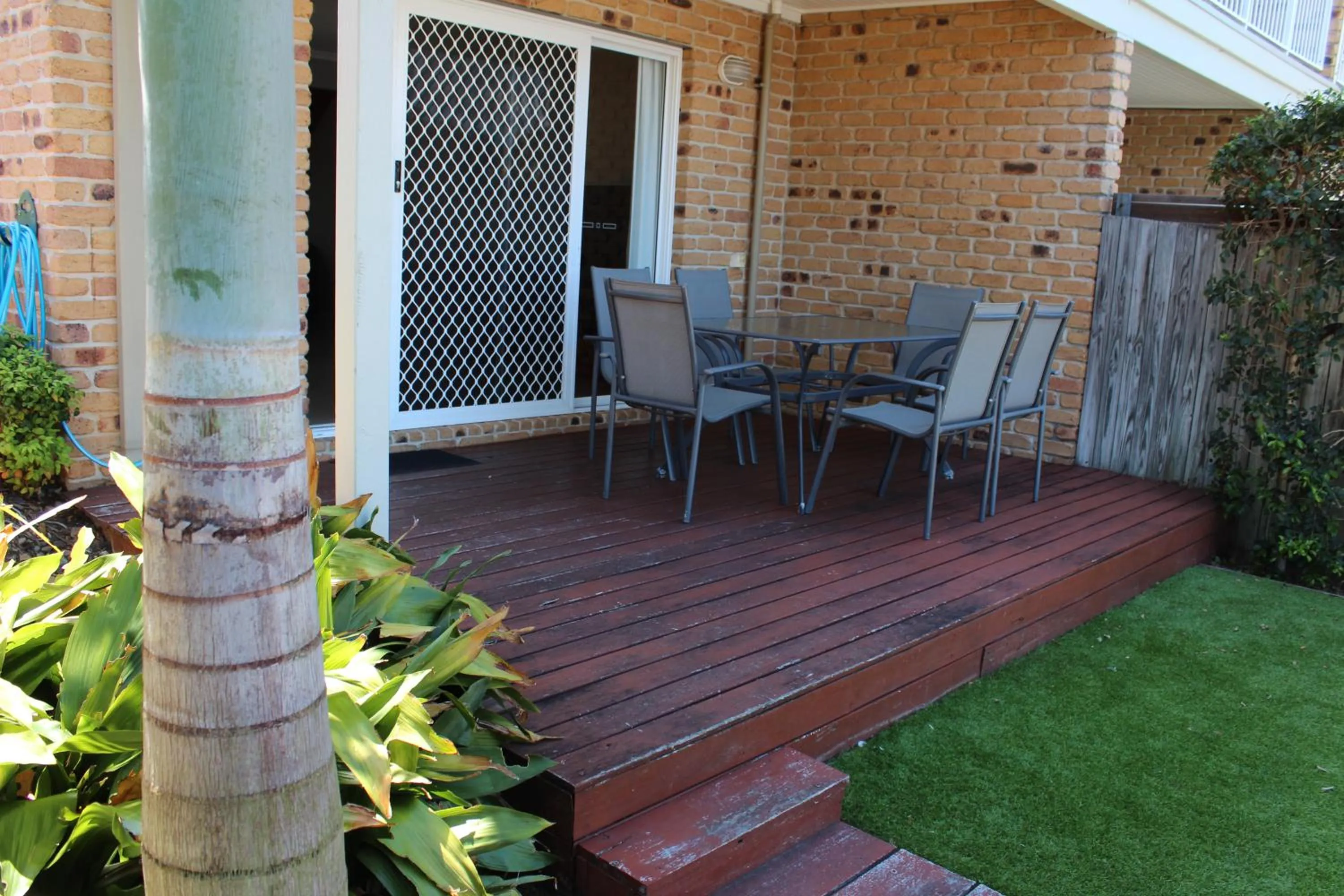 Patio in Saltwater Villas - Pet Friendly Accommodation