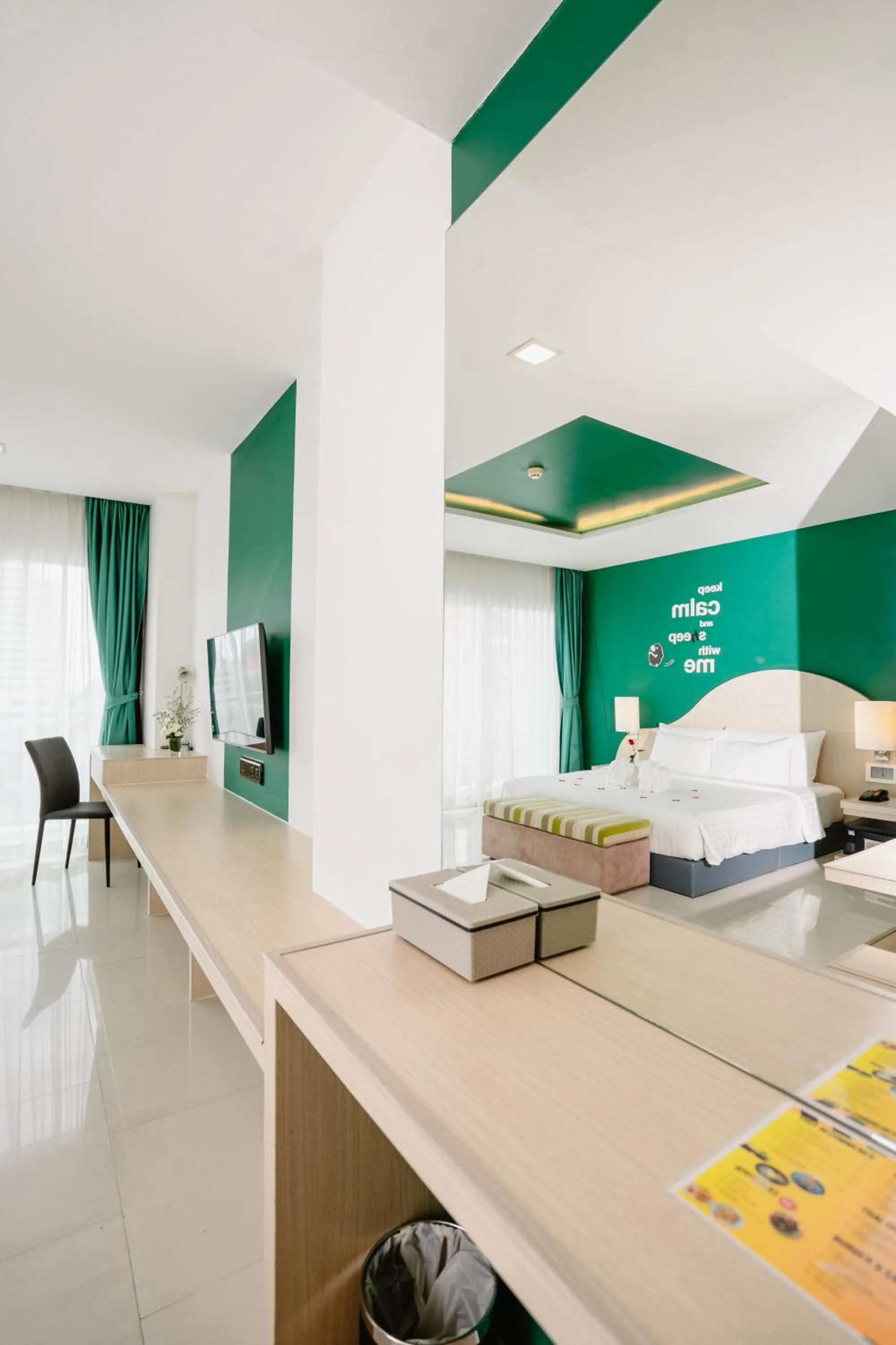 Photo of the whole room, Bed in SLEEP WITH ME HOTEL design hotel @ patong (SHA Plus+)