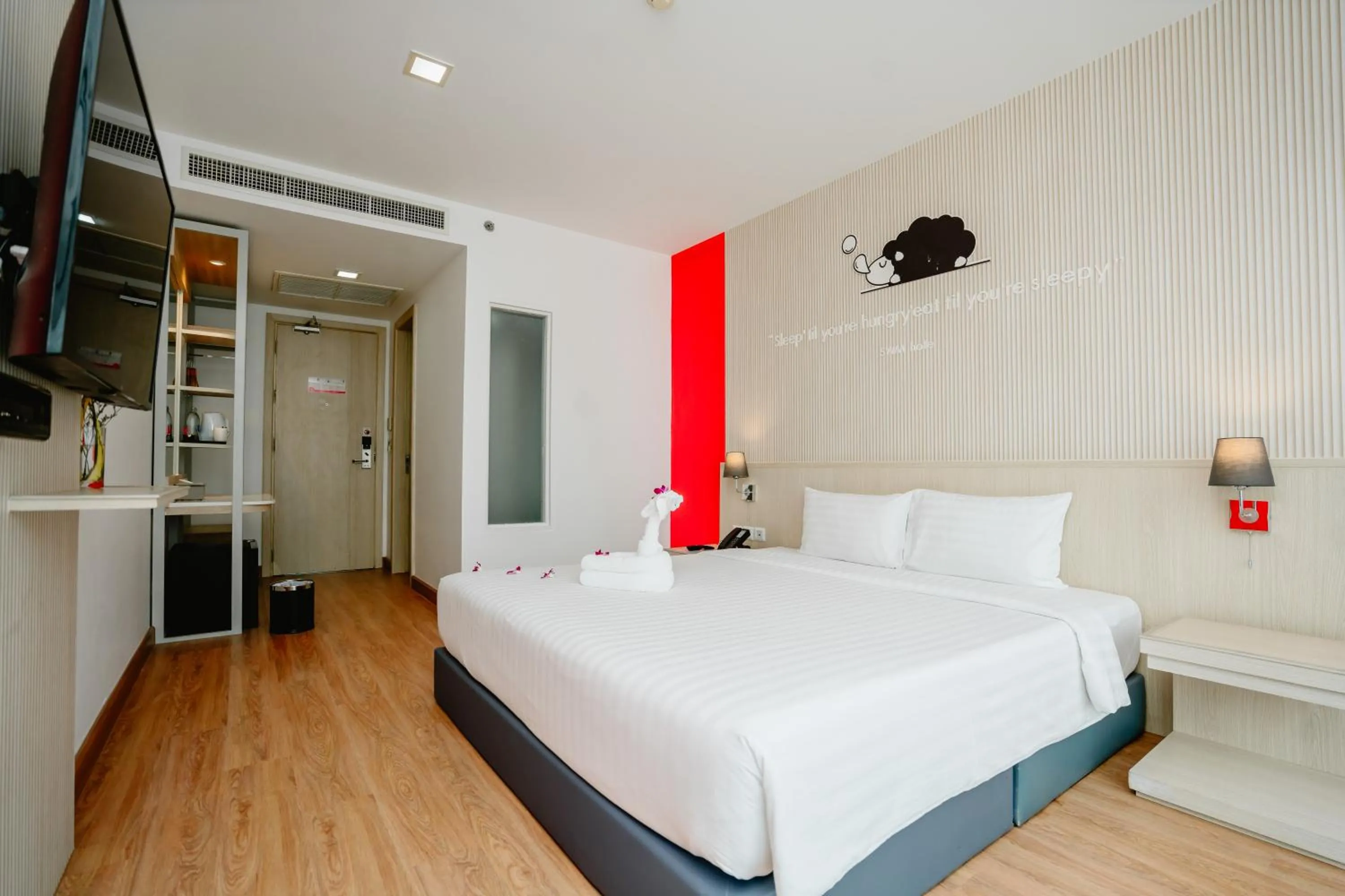 Photo of the whole room, Bed in SLEEP WITH ME HOTEL design hotel @ patong (SHA Plus+)