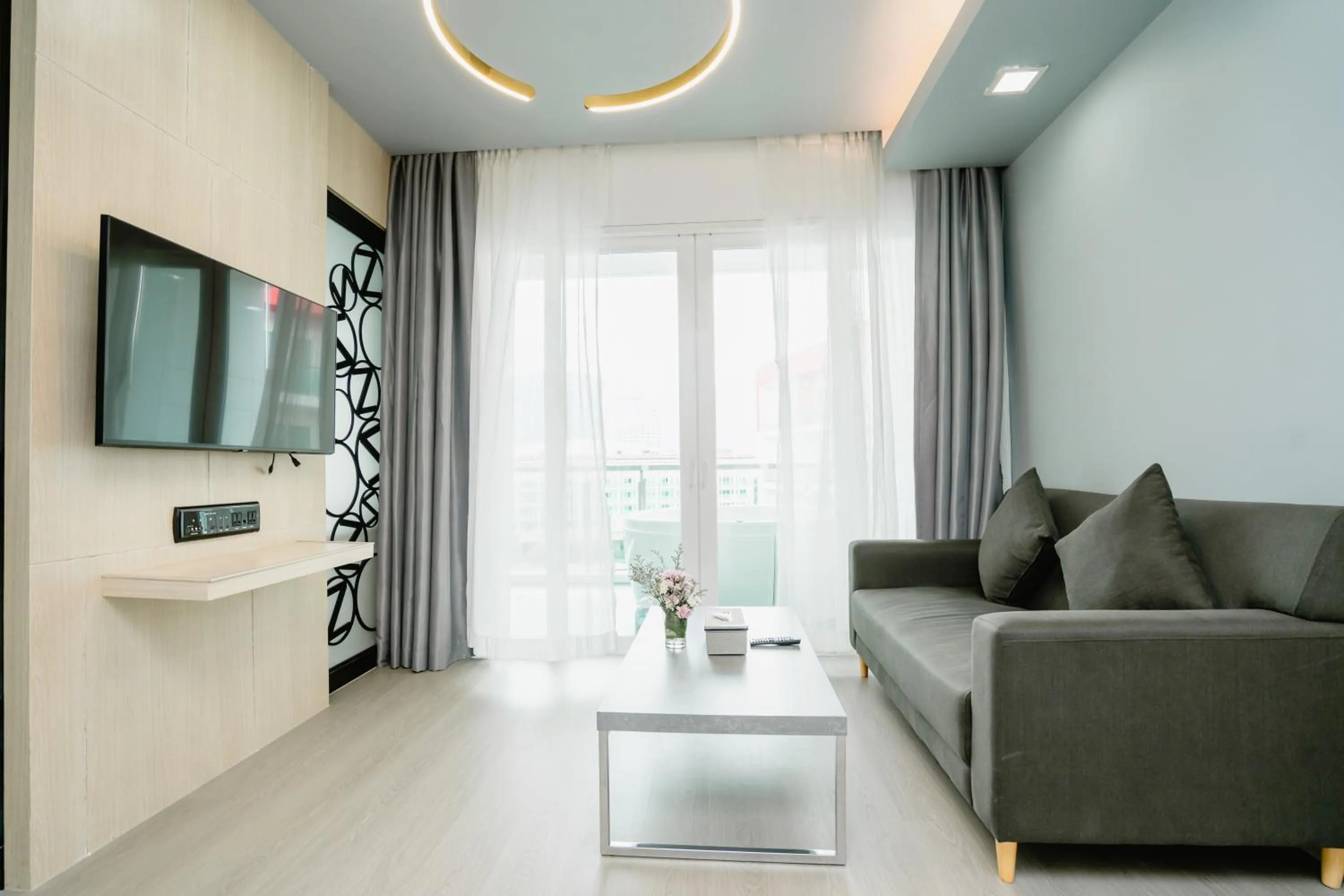 Living room in SLEEP WITH ME HOTEL design hotel @ patong (SHA Plus+)