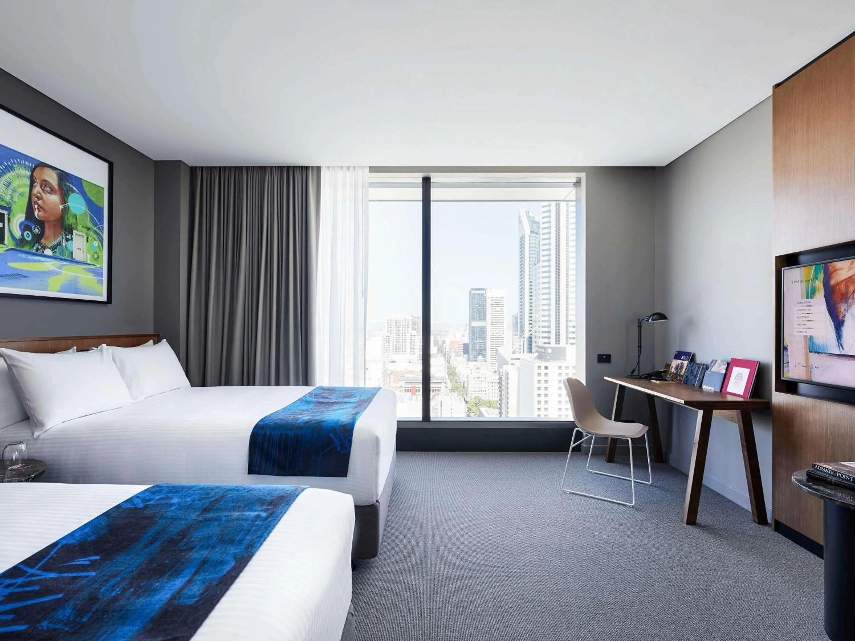 Bedroom, Bed in The Adnate Perth - Art Series