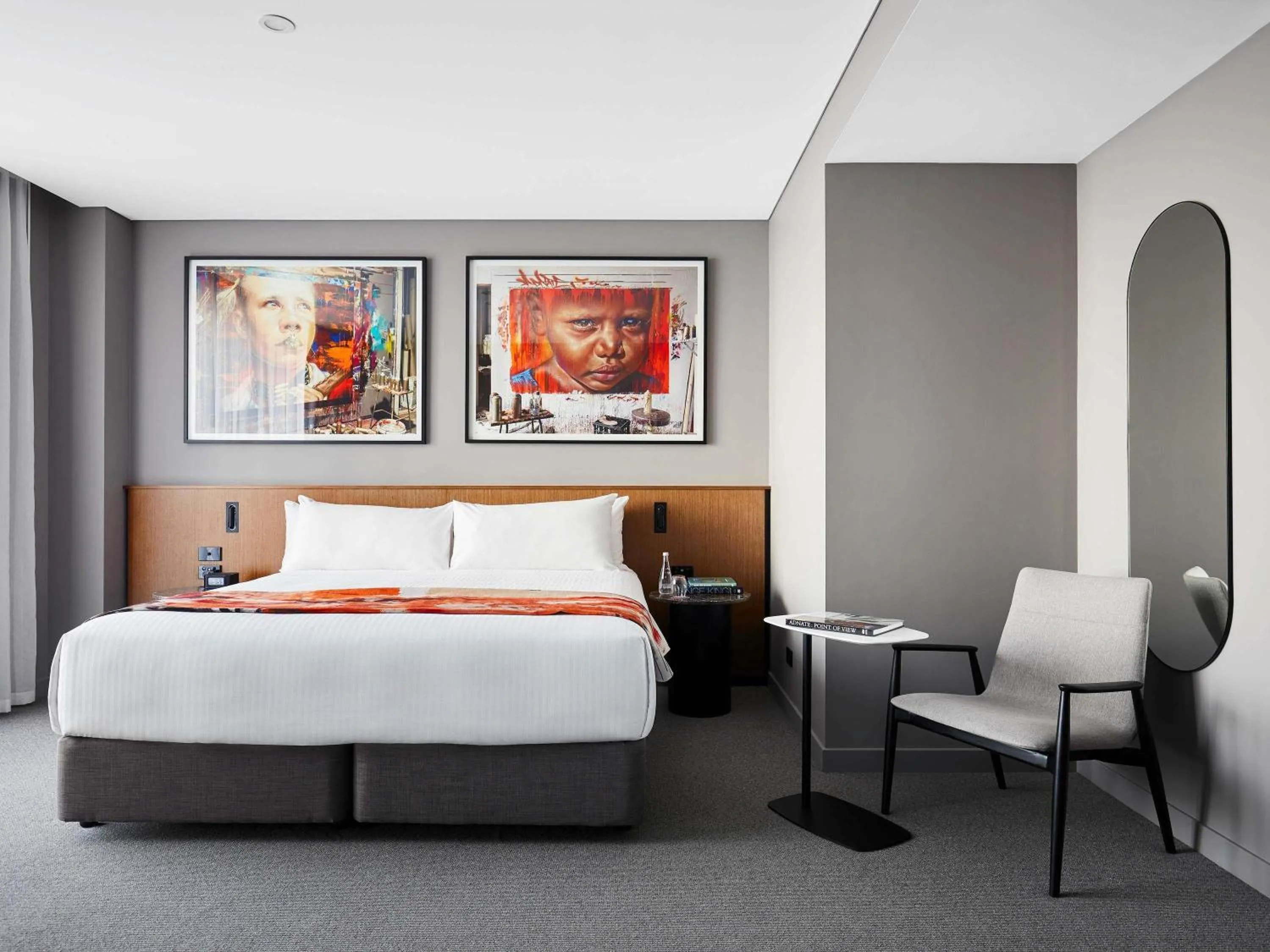 Bedroom, Bed in The Adnate Perth - Art Series