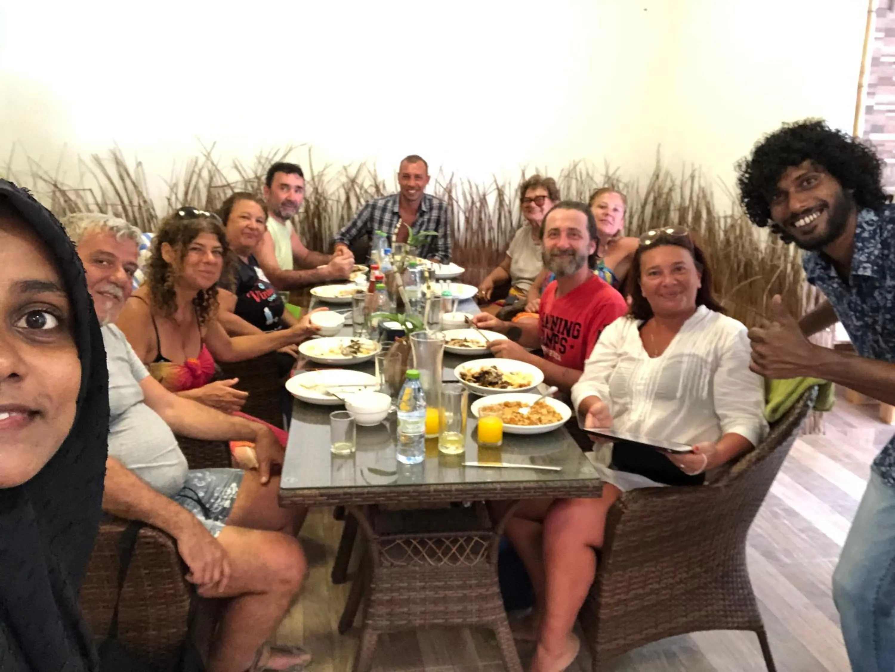 People in White Tern Maldives