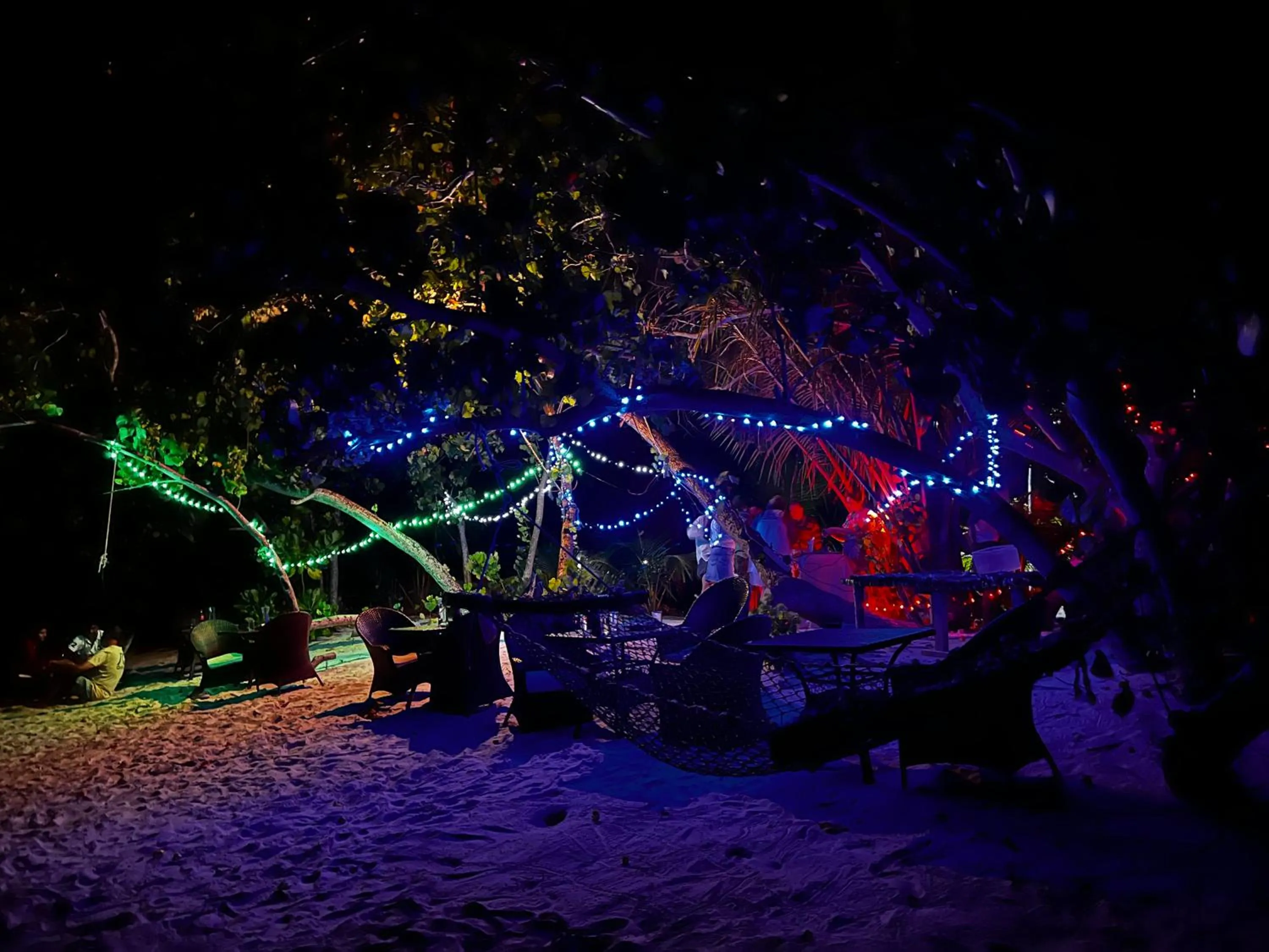 Night in White Tern Maldives