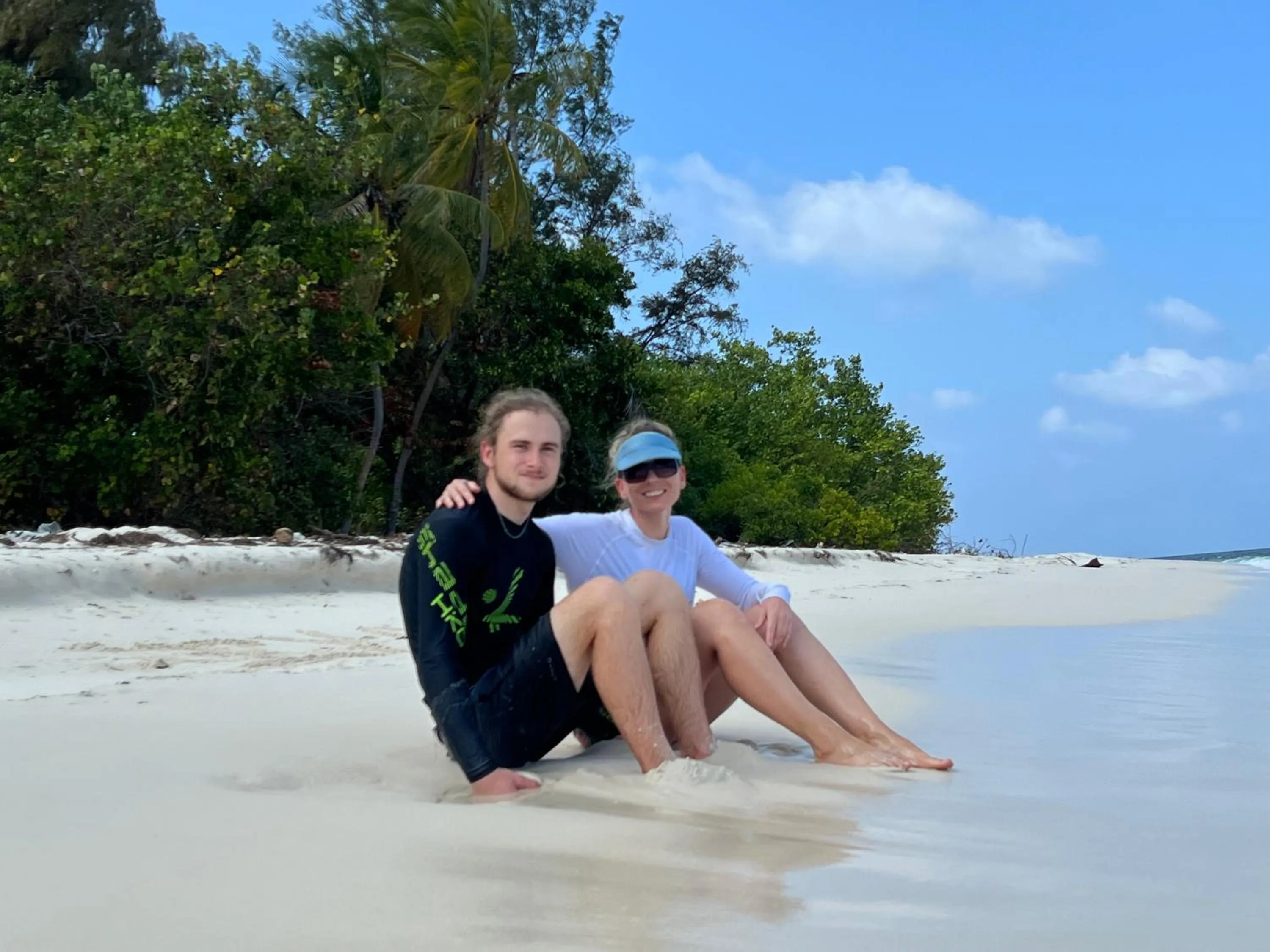 People in White Tern Maldives