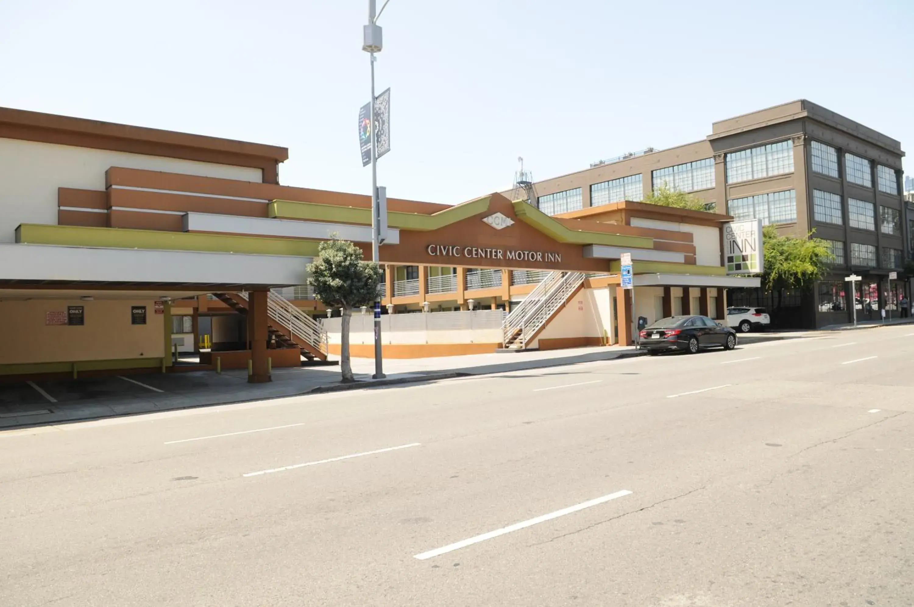 Facade/entrance in Civic Center Motor Inn Facade/entrance in Civic Center Motor Inn