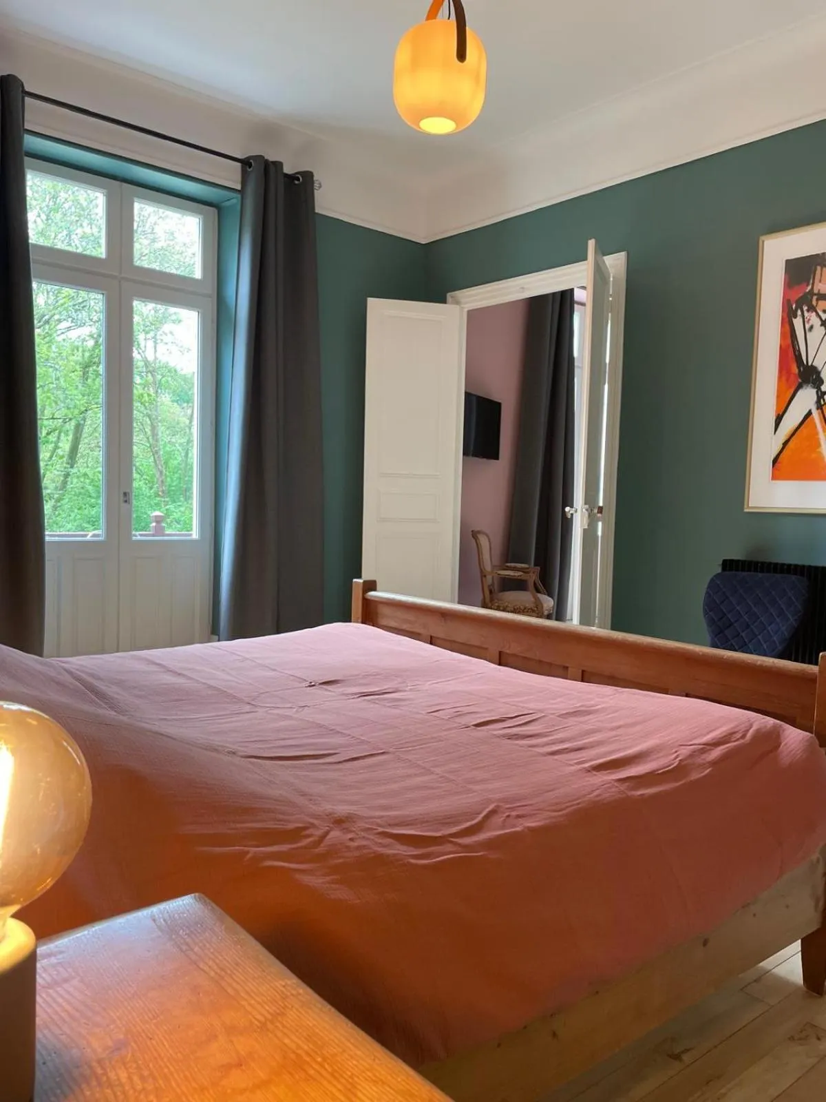 Bed in Domaine La Rose