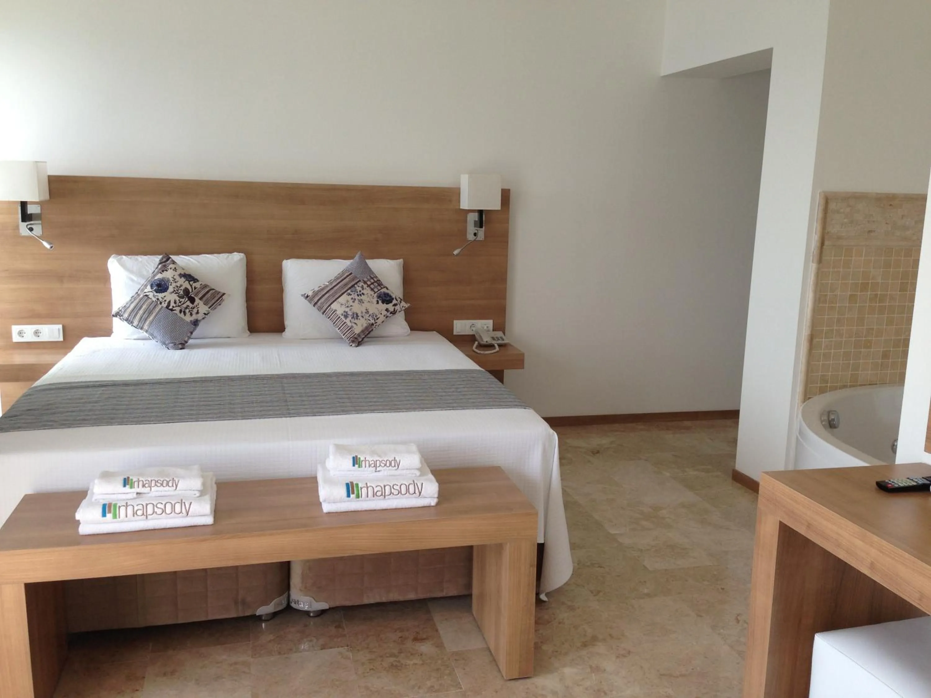 Photo of the whole room, Bed in Rhapsody Hotel Kas