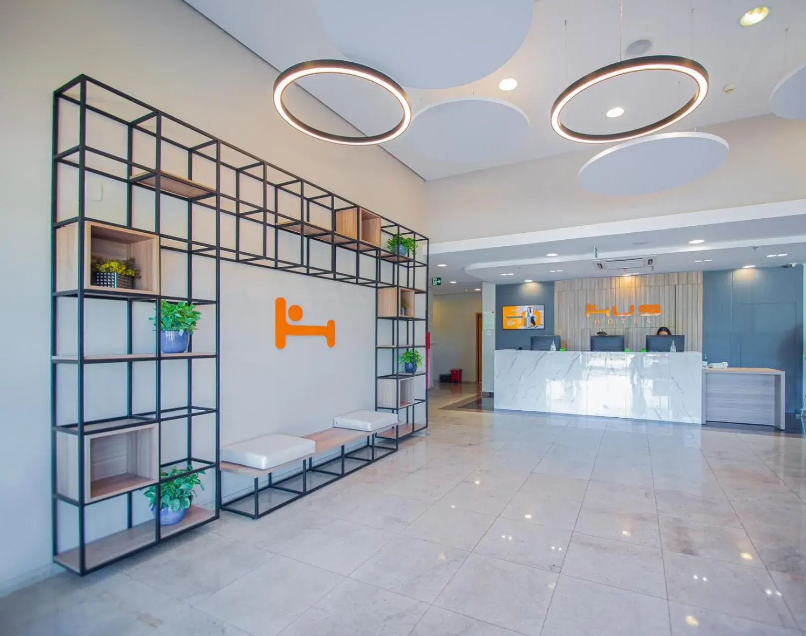 Lobby or reception in HUS HOTEL Dourados Lobby or reception in HUS HOTEL Dourados