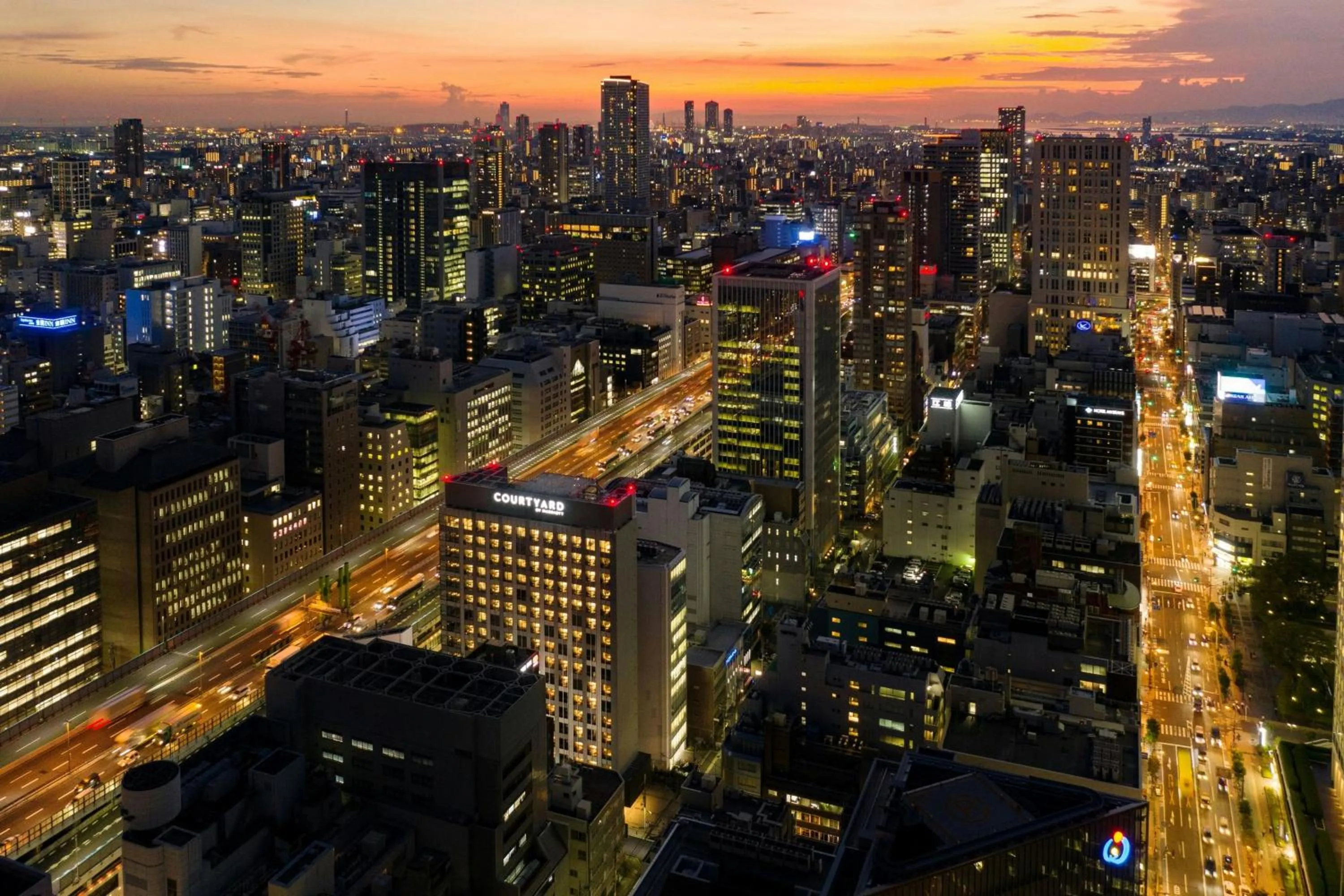 View (from property/room) in Courtyard by Marriott Osaka Honmachi