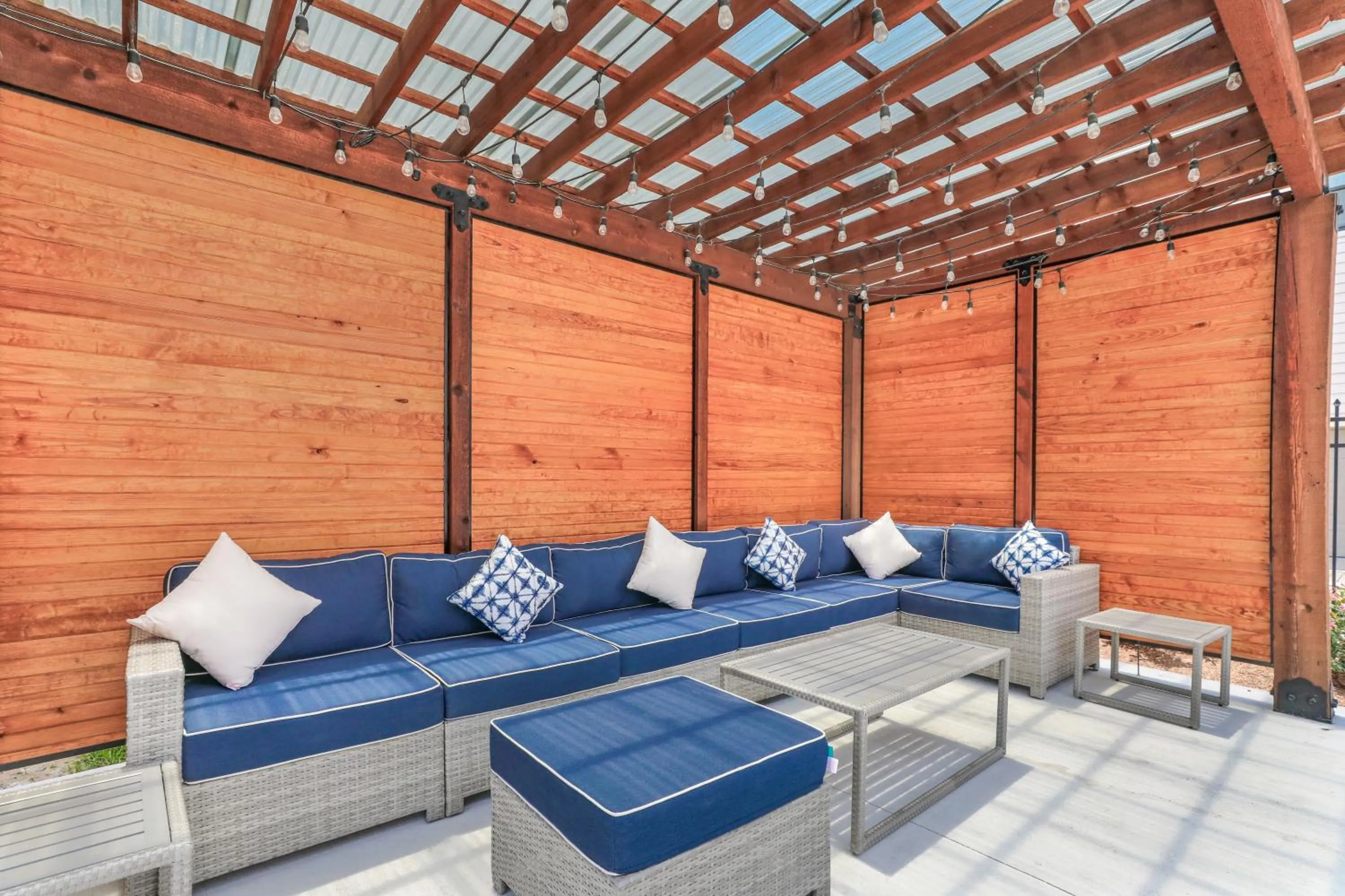 Seating area in Bienville Villas: Brand New 4BR