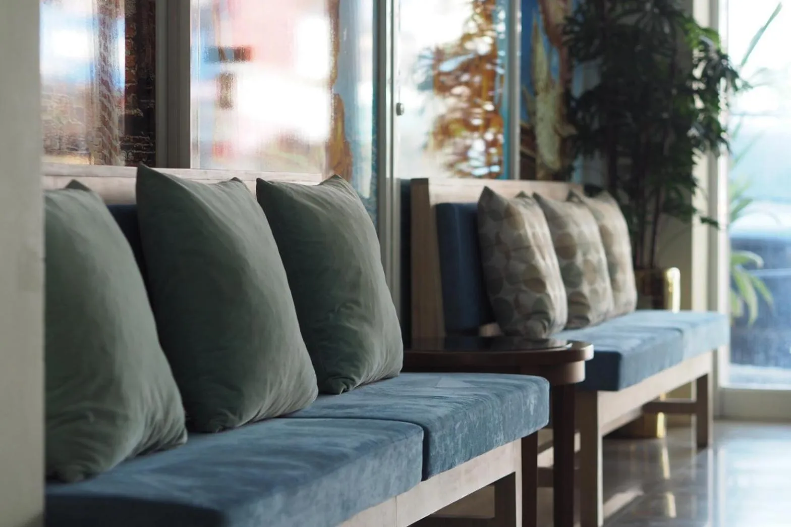 Living room in Phromsuk Hotel Ayutthaya