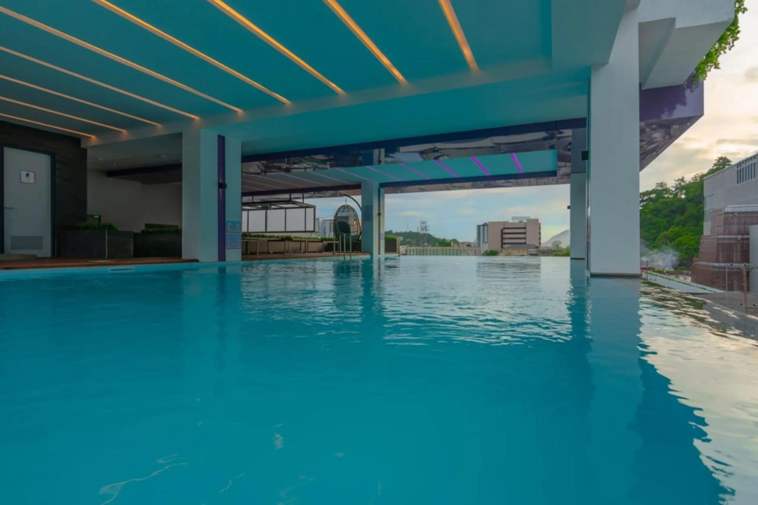 Swimming pool in Fox Hotel Jayapura