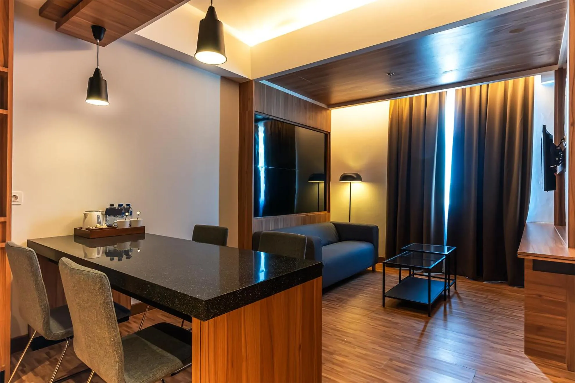 Communal lounge/ TV room in Fox Hotel Jayapura